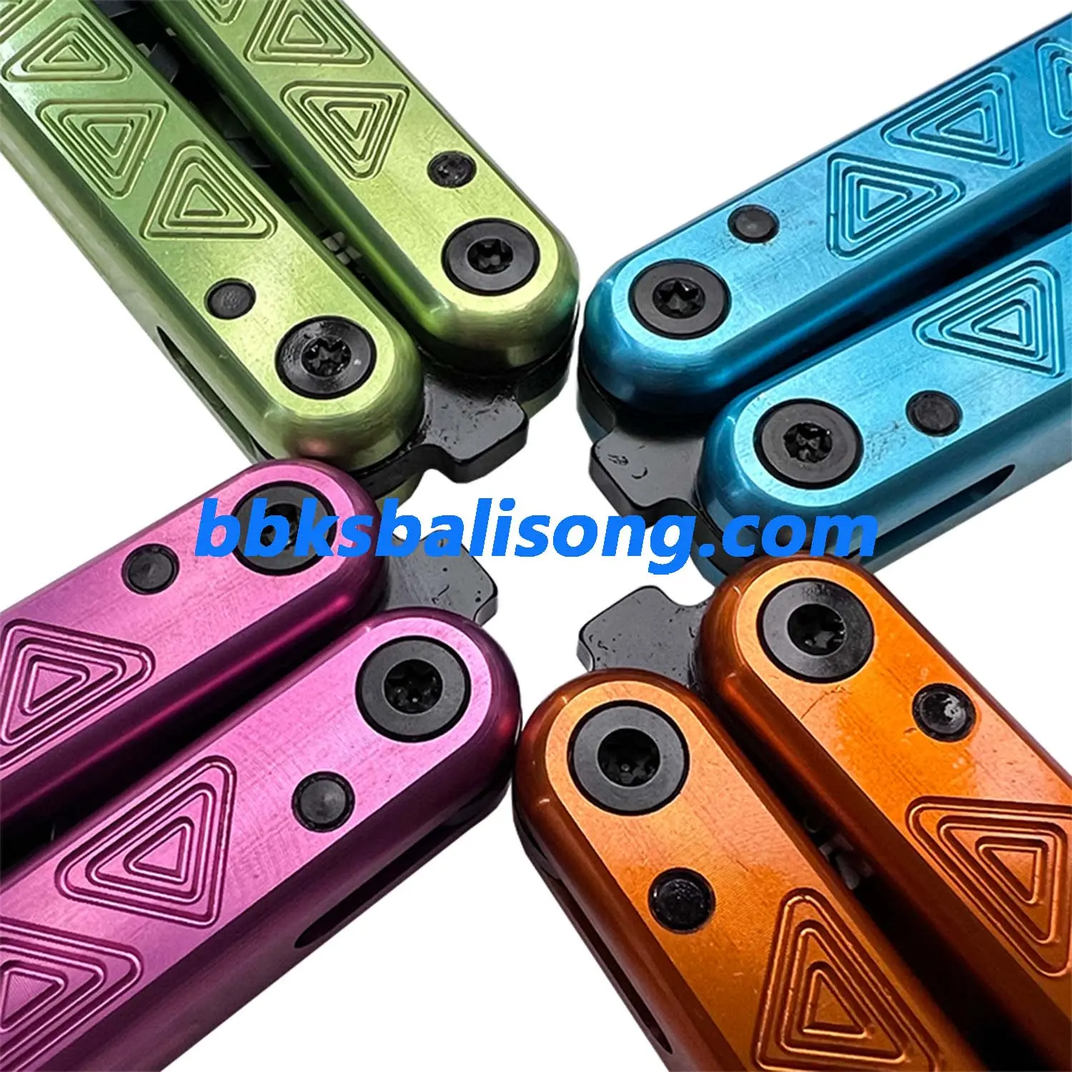 ARMED SHARK Glidr Original 4 Balisong Clone 7075 Aluminum Handle - Image 7