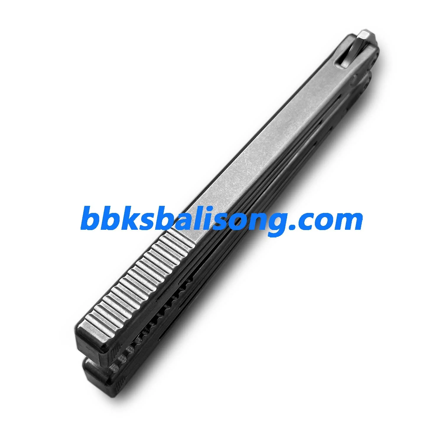 ARMED SHARK Gold Dust Replicant Balisong Clone Titanium Handle - Image 5