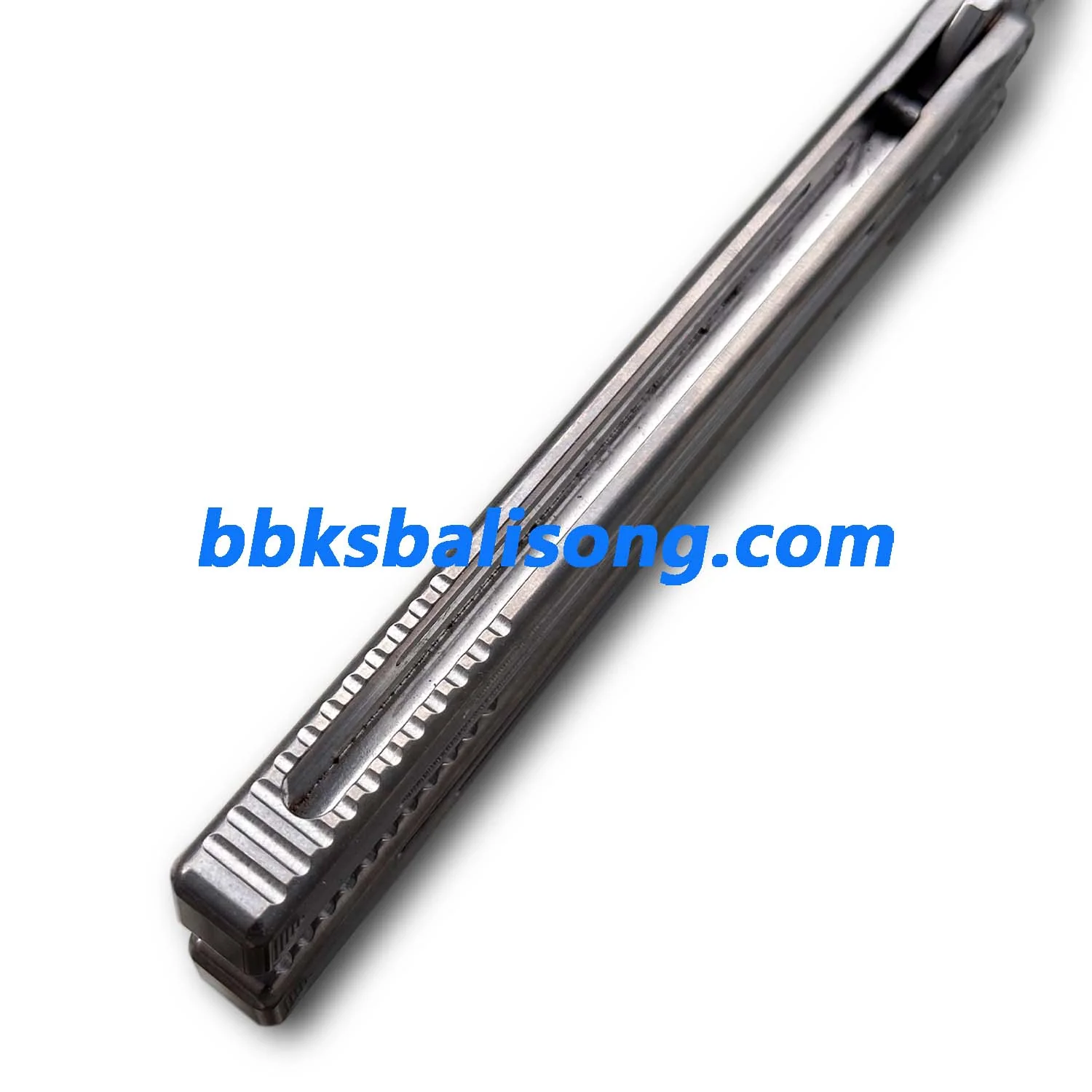 ARMED SHARK Gold Dust Replicant Balisong Clone Titanium Handle - Image 6