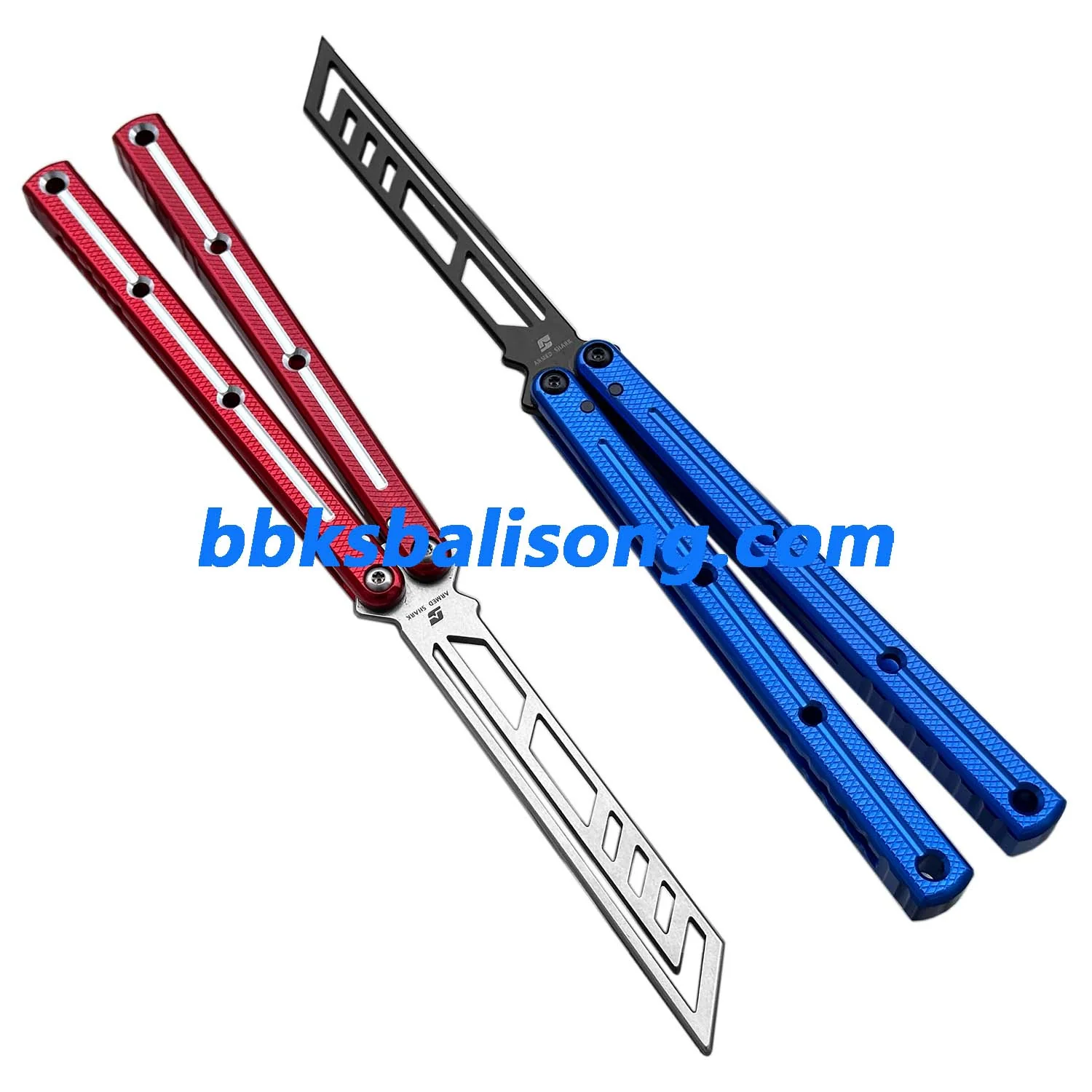 ARMED SHARK Krake Raken (Kraken) V3 Balisong Clone 7075 Aluminum Handle - Image 10