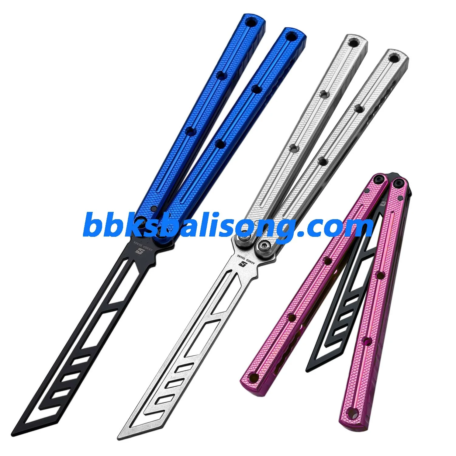 ARMED SHARK Krake Raken (Kraken) V3 Balisong Clone 7075 Aluminum Handle - Image 11