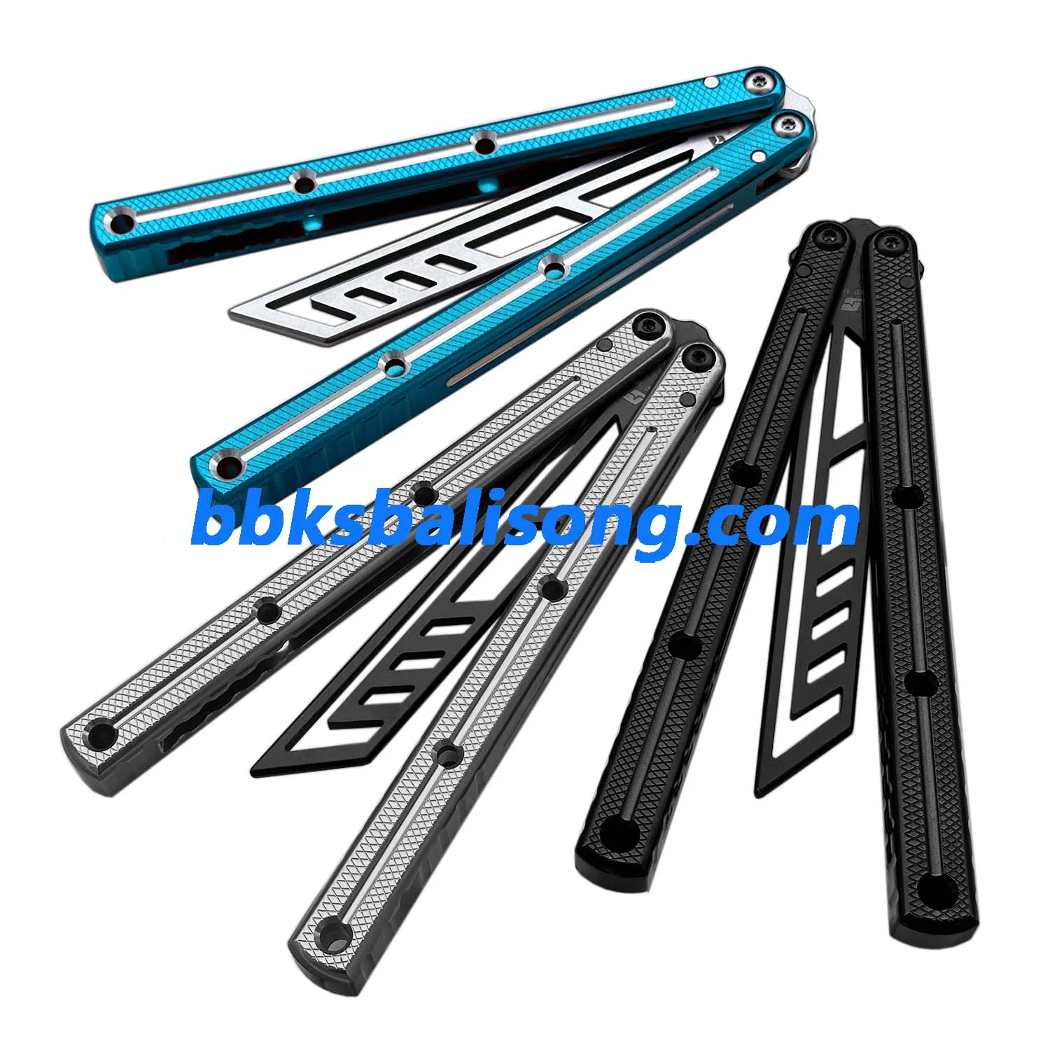 ARMED SHARK Krake Raken (Kraken) V3 Balisong Clone 7075 Aluminum Handle - Image 13
