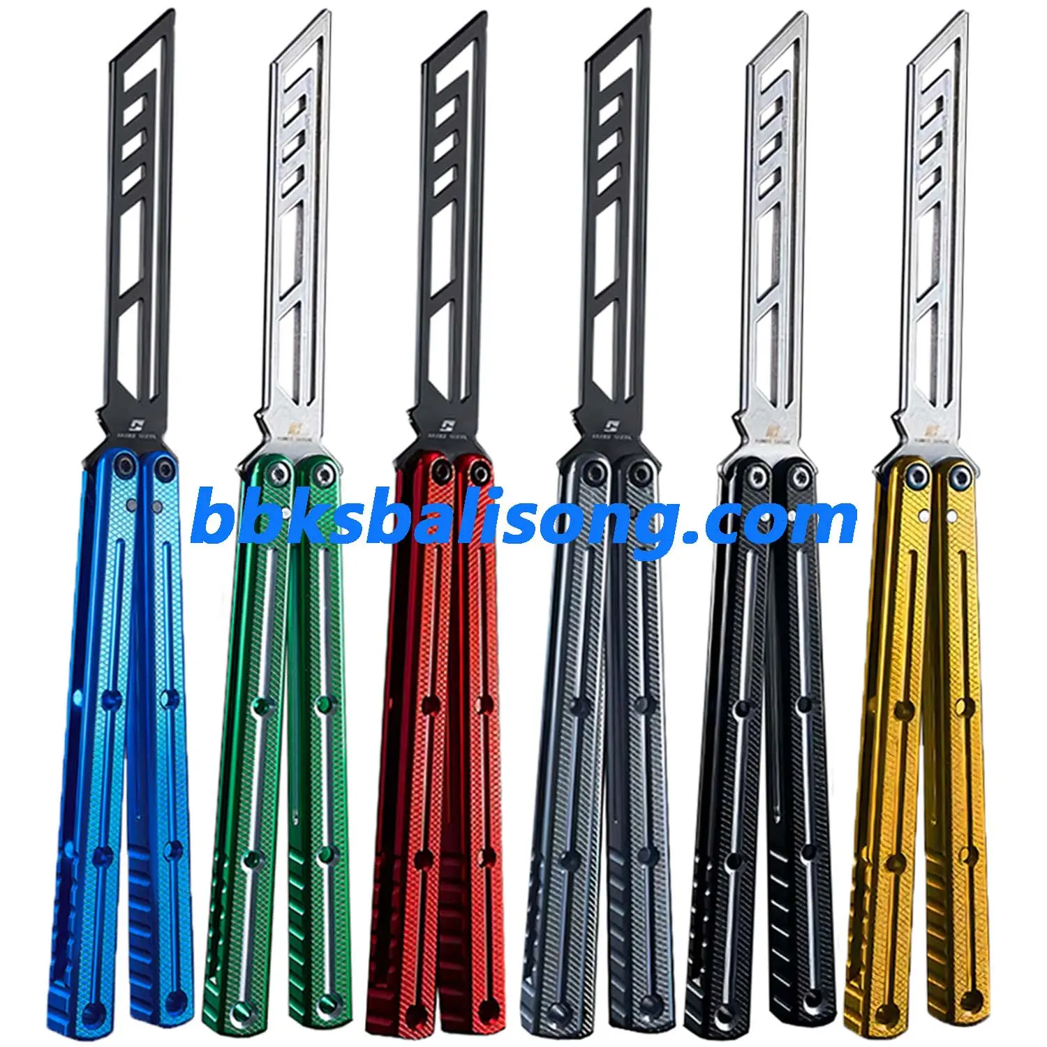 ARMED SHARK Krake Raken (Kraken) V3 Balisong Clone 7075 Aluminum Handle - Image 16