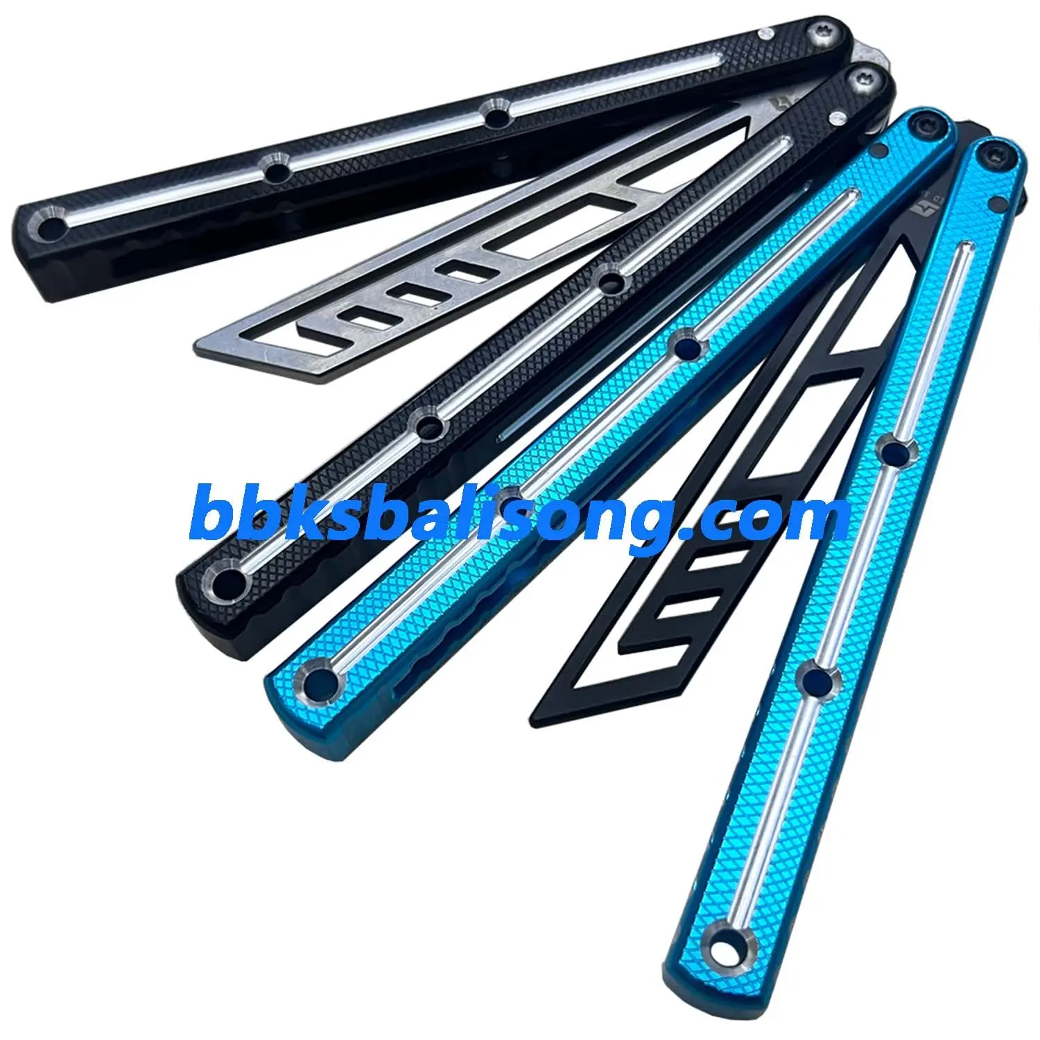 ARMED SHARK Krake Raken (Kraken) V3 Balisong Clone 7075 Aluminum Handle - Image 18