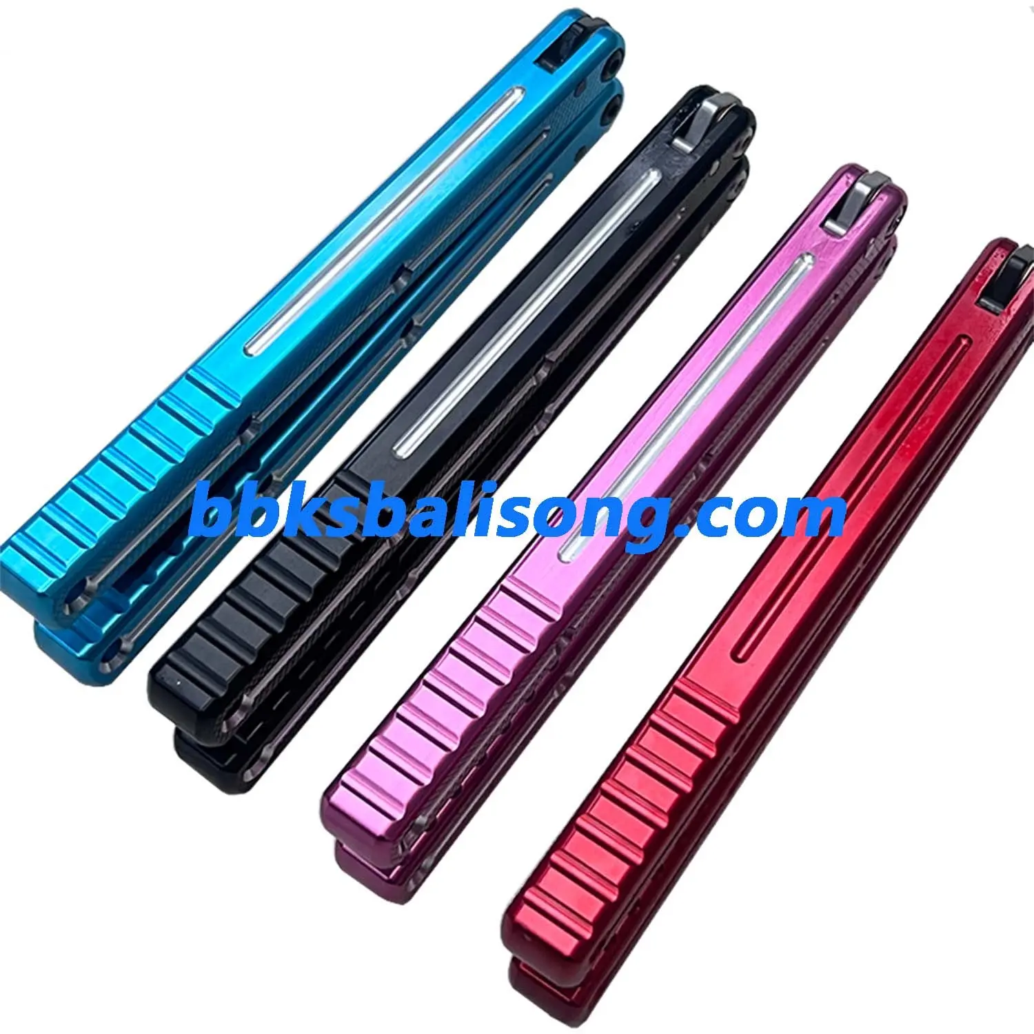 ARMED SHARK Krake Raken (Kraken) V3 Balisong Clone 7075 Aluminum Handle - Image 19