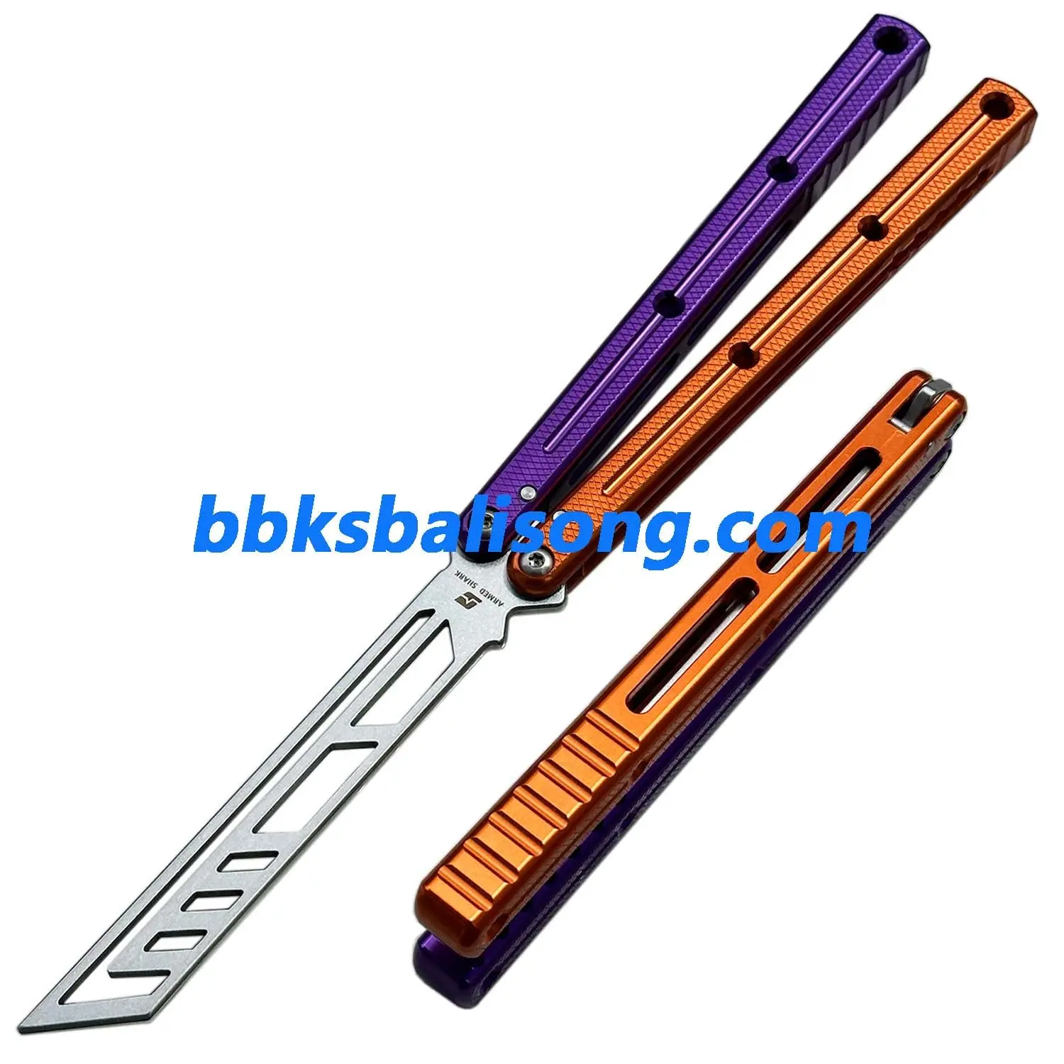ARMED SHARK Krake Raken (Kraken) V3 Balisong Clone 7075 Aluminum Handle - Image 22