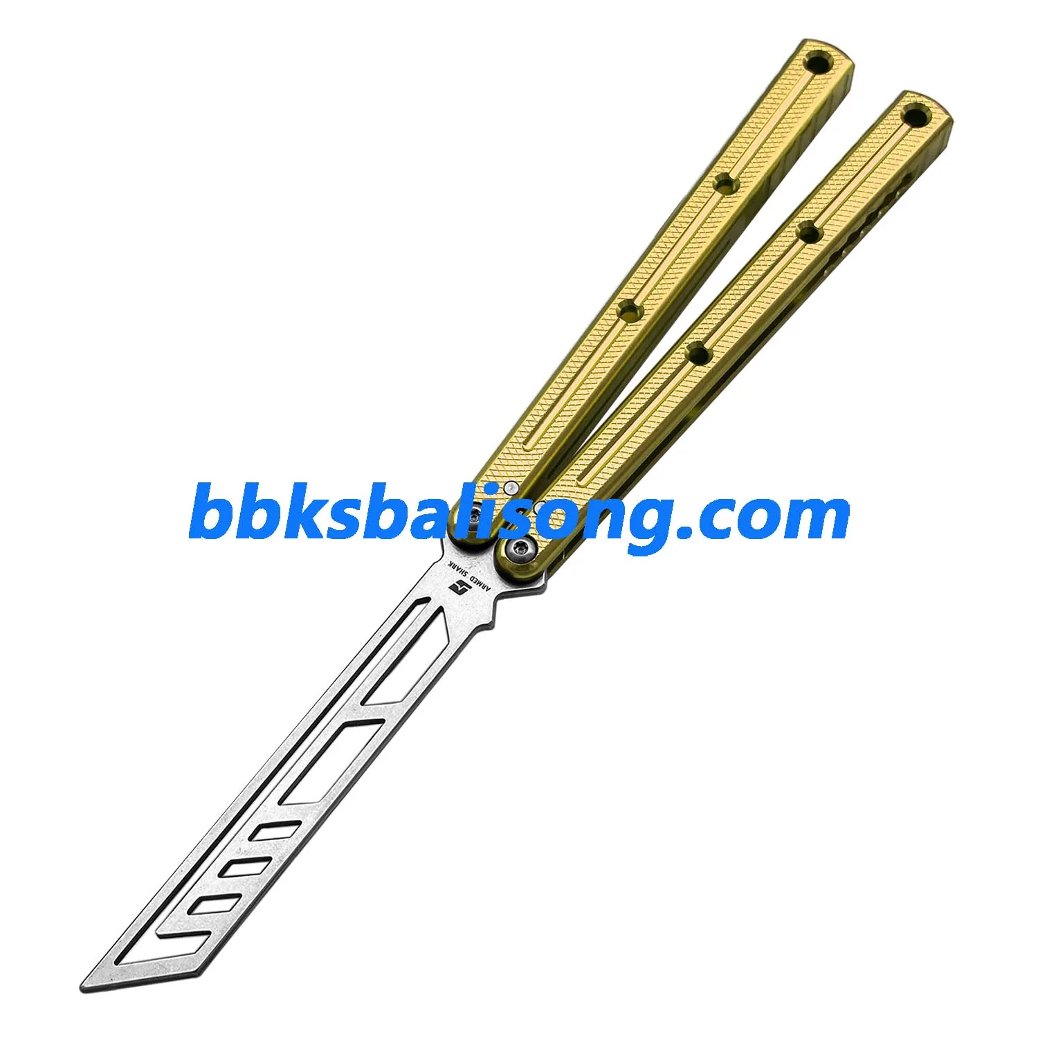 ARMED SHARK Krake Raken (Kraken) V3 Balisong Clone 7075 Aluminum Handle - Image 23