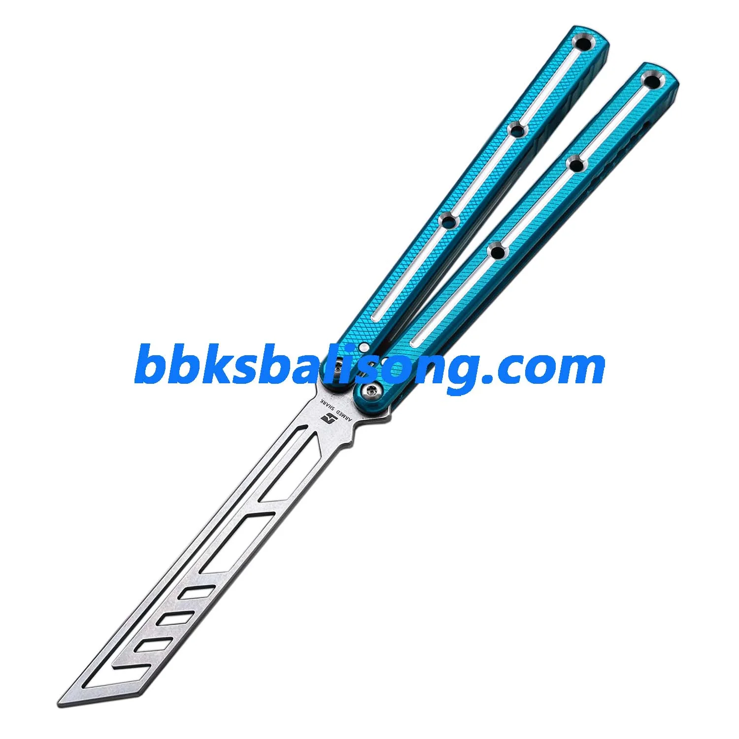 ARMED SHARK Krake Raken (Kraken) V3 Balisong Clone 7075 Aluminum Handle - Image 35