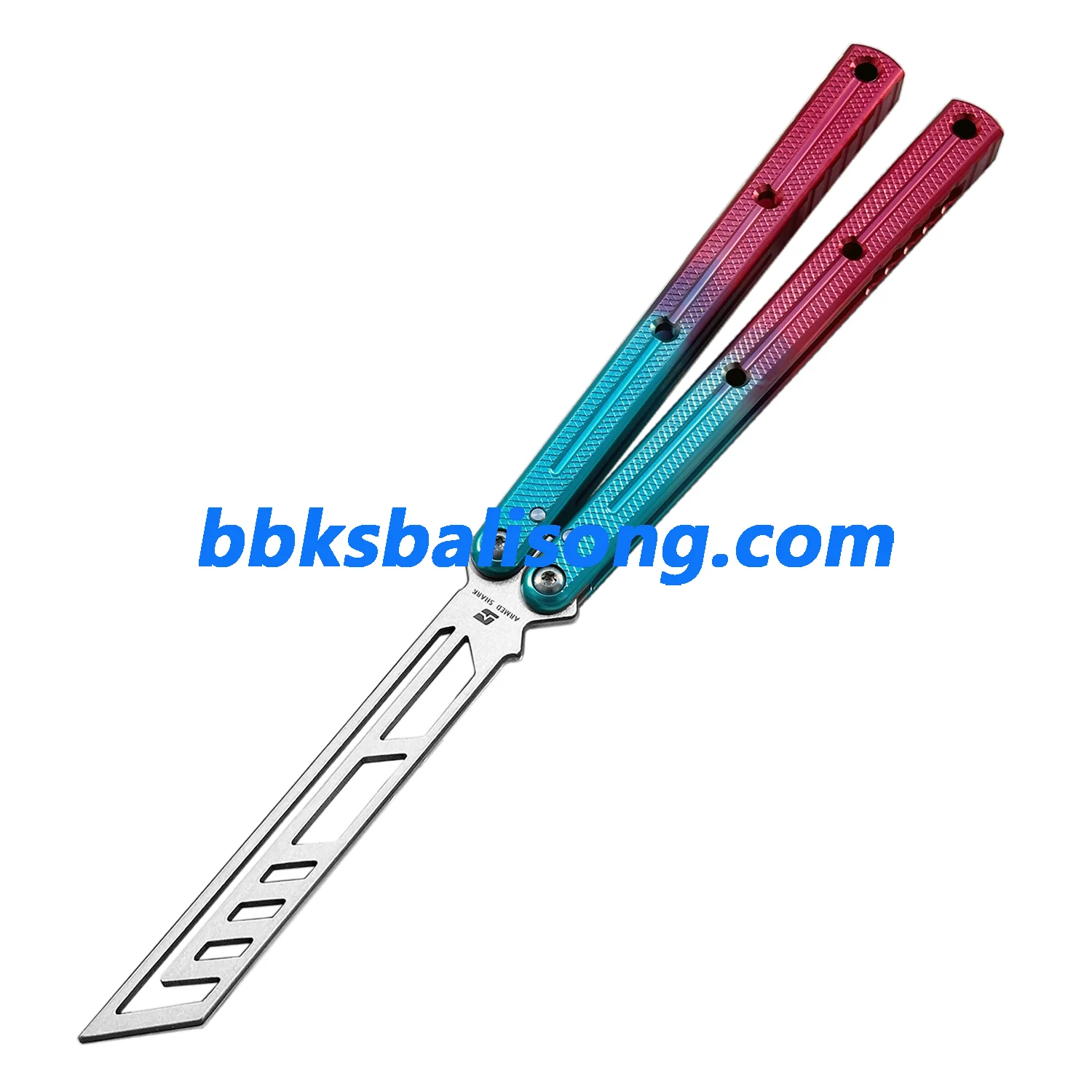 ARMED SHARK Krake Raken (Kraken) V3 Balisong Clone 7075 Aluminum Handle - Image 38