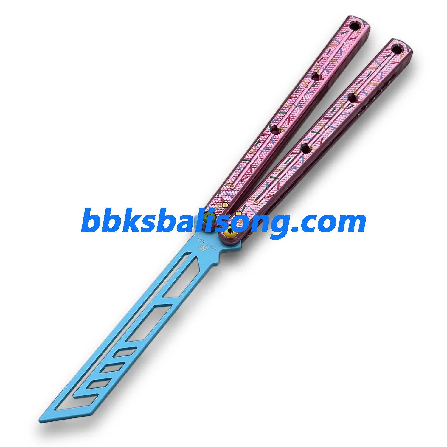 ARMED SHARK Krake Raken (Kraken) V3 Balisong Clone 7075 Aluminum Handle - Image 48