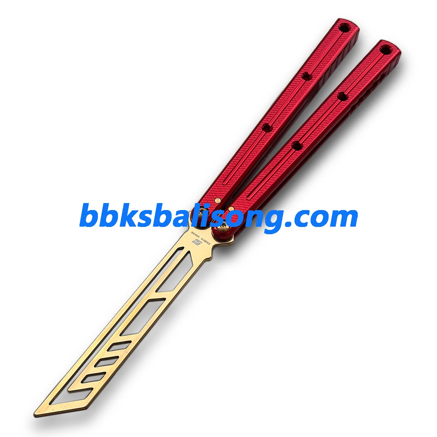 ARMED SHARK Krake Raken (Kraken) V3 Balisong Clone 7075 Aluminum Handle - Image 59