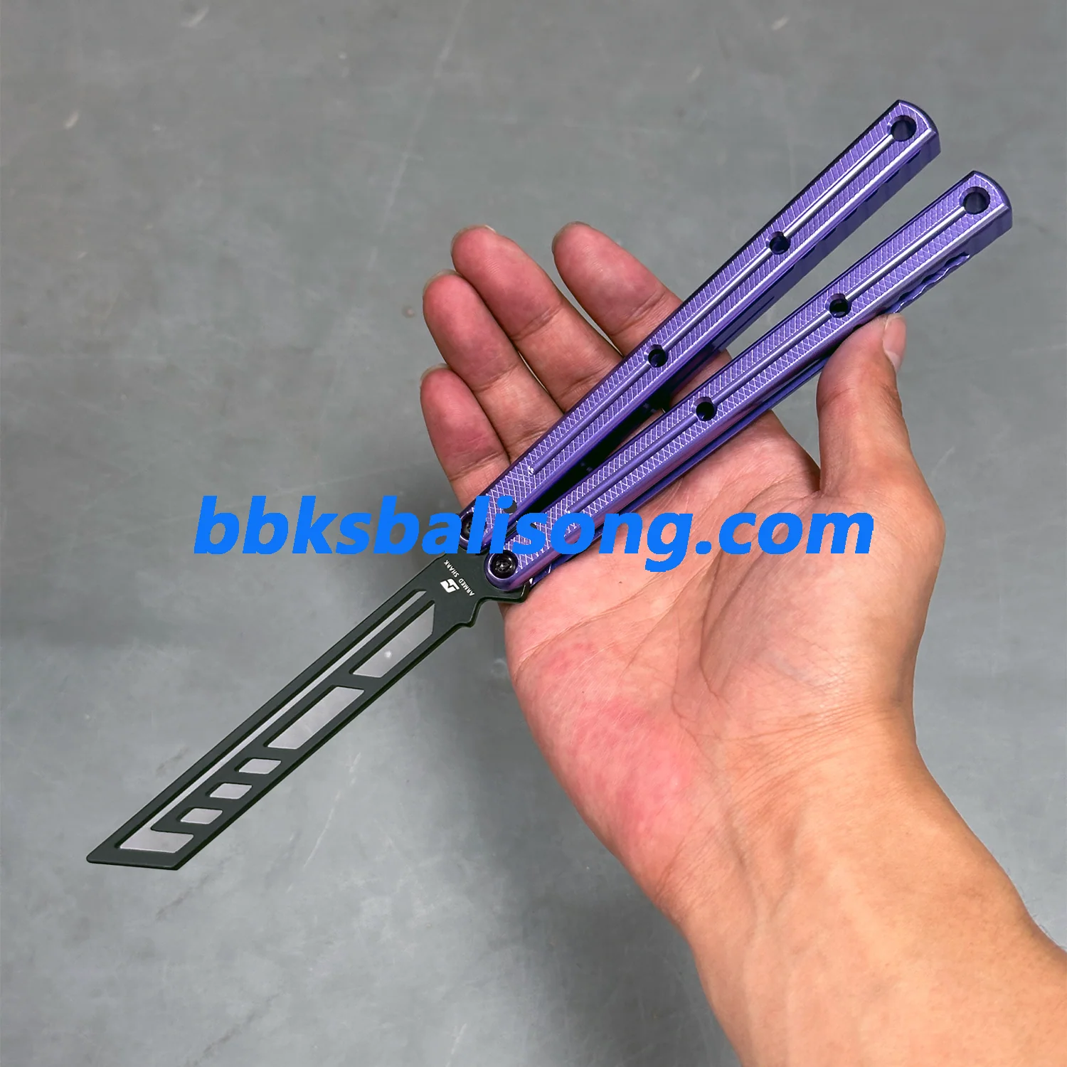 ARMED SHARK Krake Raken (Kraken) V3 Balisong Clone 7075 Aluminum Handle - Image 67
