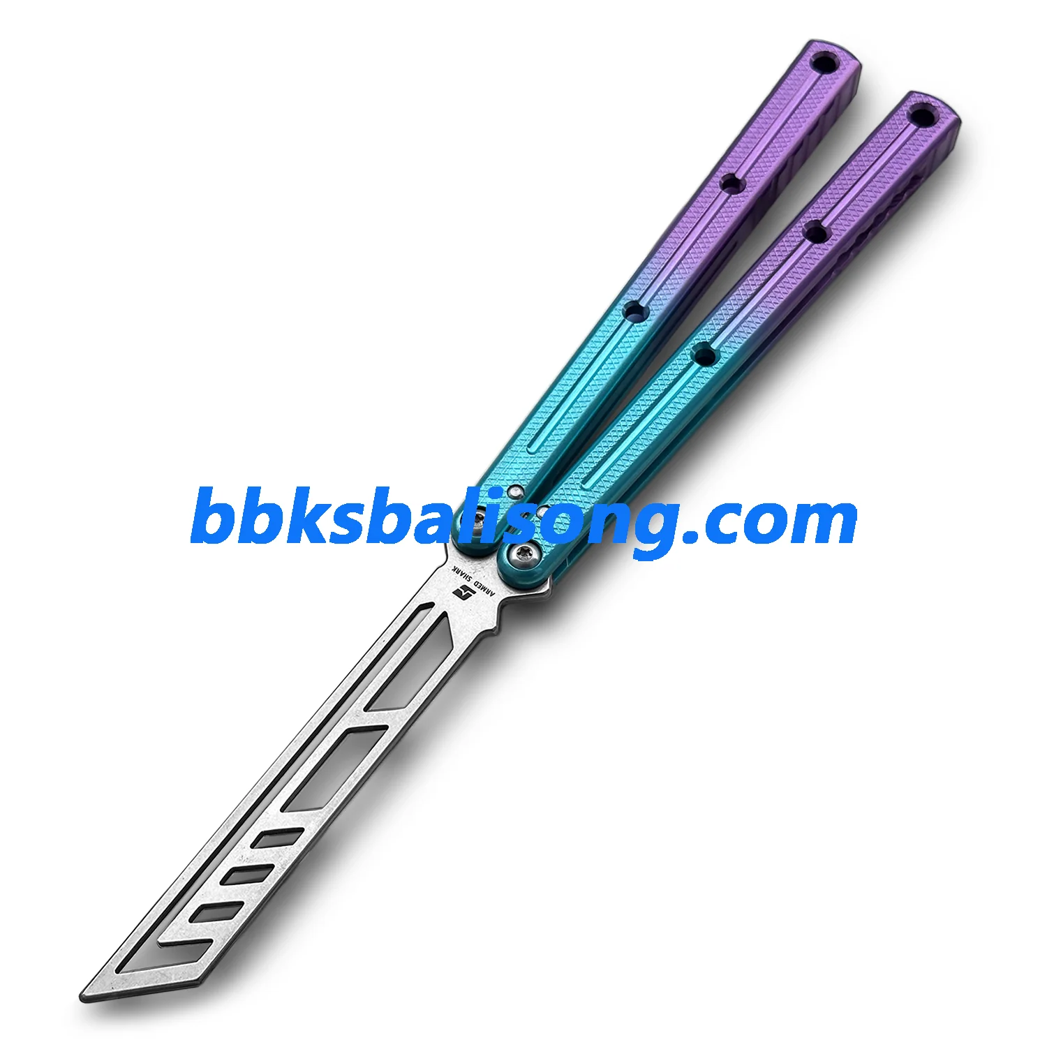 ARMED SHARK Krake Raken (Kraken) V3 Balisong Clone 7075 Aluminum Handle - Image 68