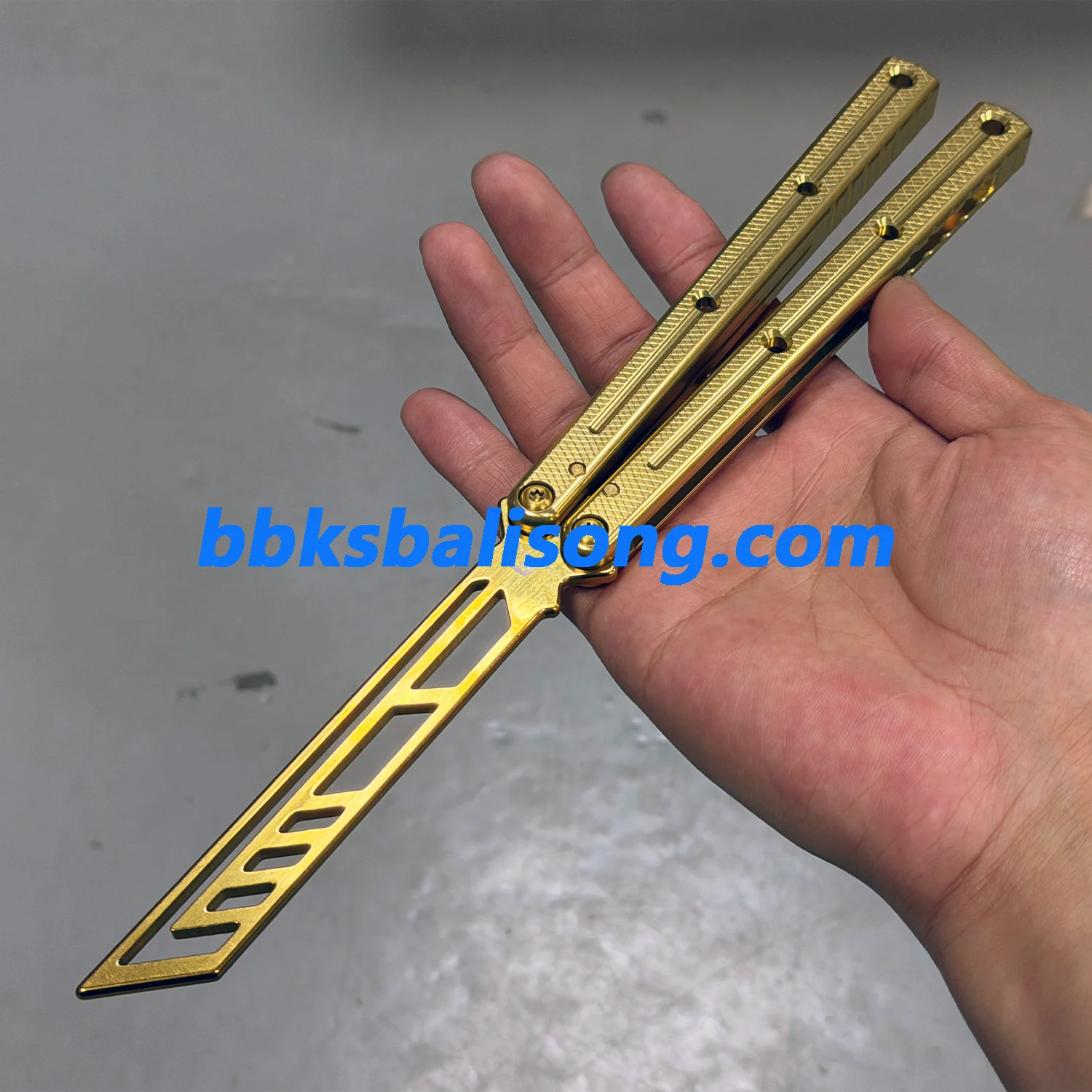 ARMED SHARK Krake Raken (Kraken) V3 Balisong Clone 7075 Aluminum Handle - Image 69