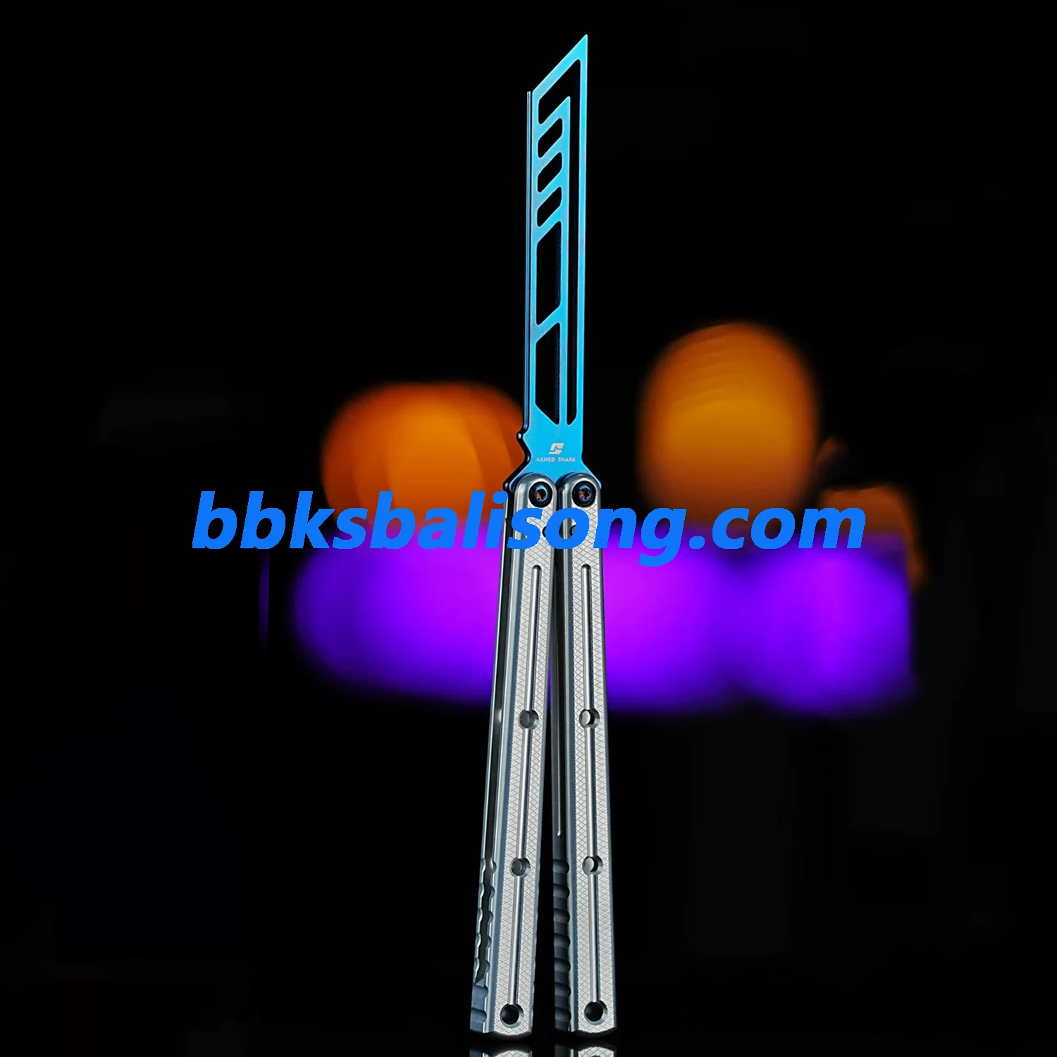 ARMED SHARK Krake Raken (Kraken) V3 Balisong Clone 7075 Aluminum Handle - Image 70