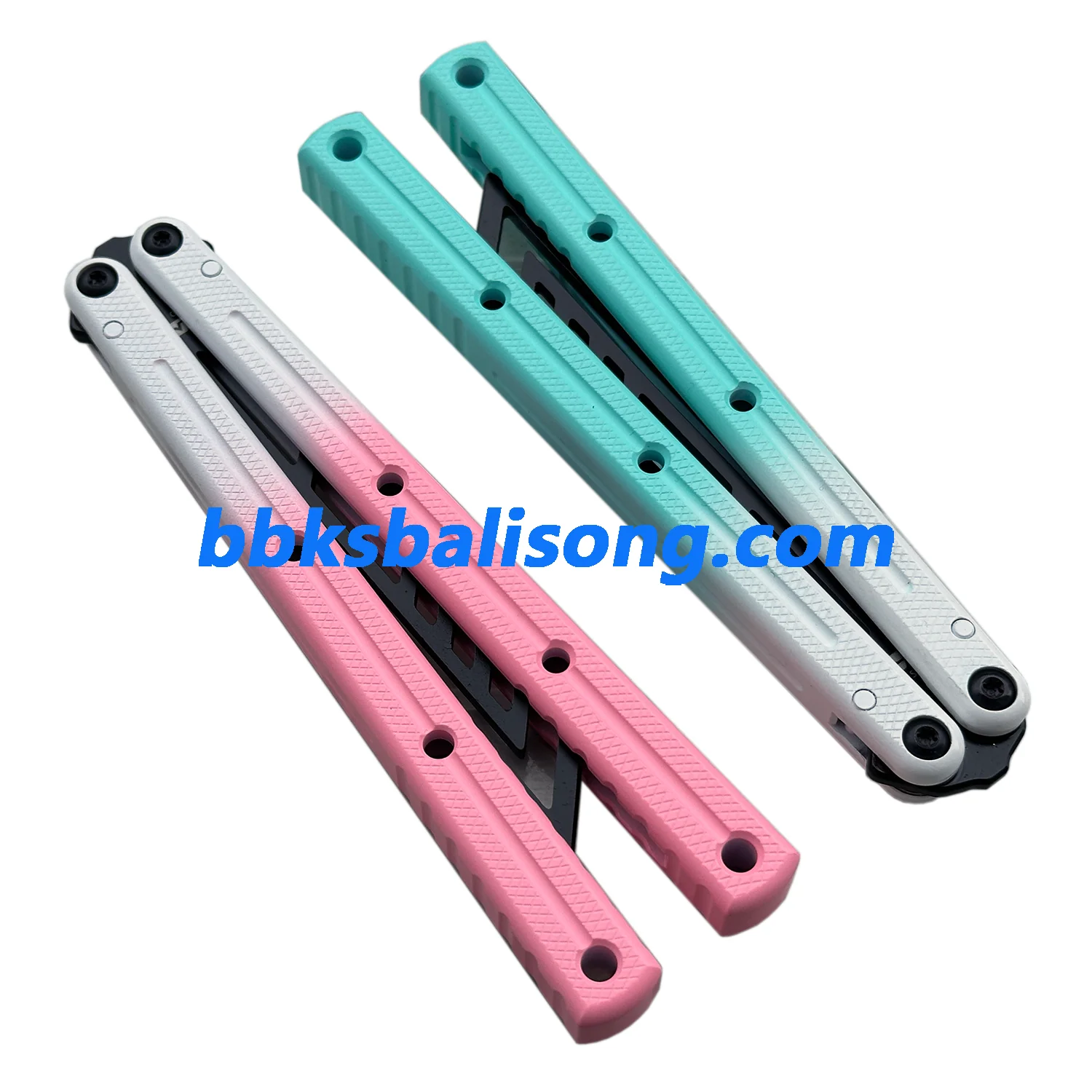 ARMED SHARK Krake Raken (Kraken) V3 Balisong Clone 7075 Aluminum Handle - Image 9