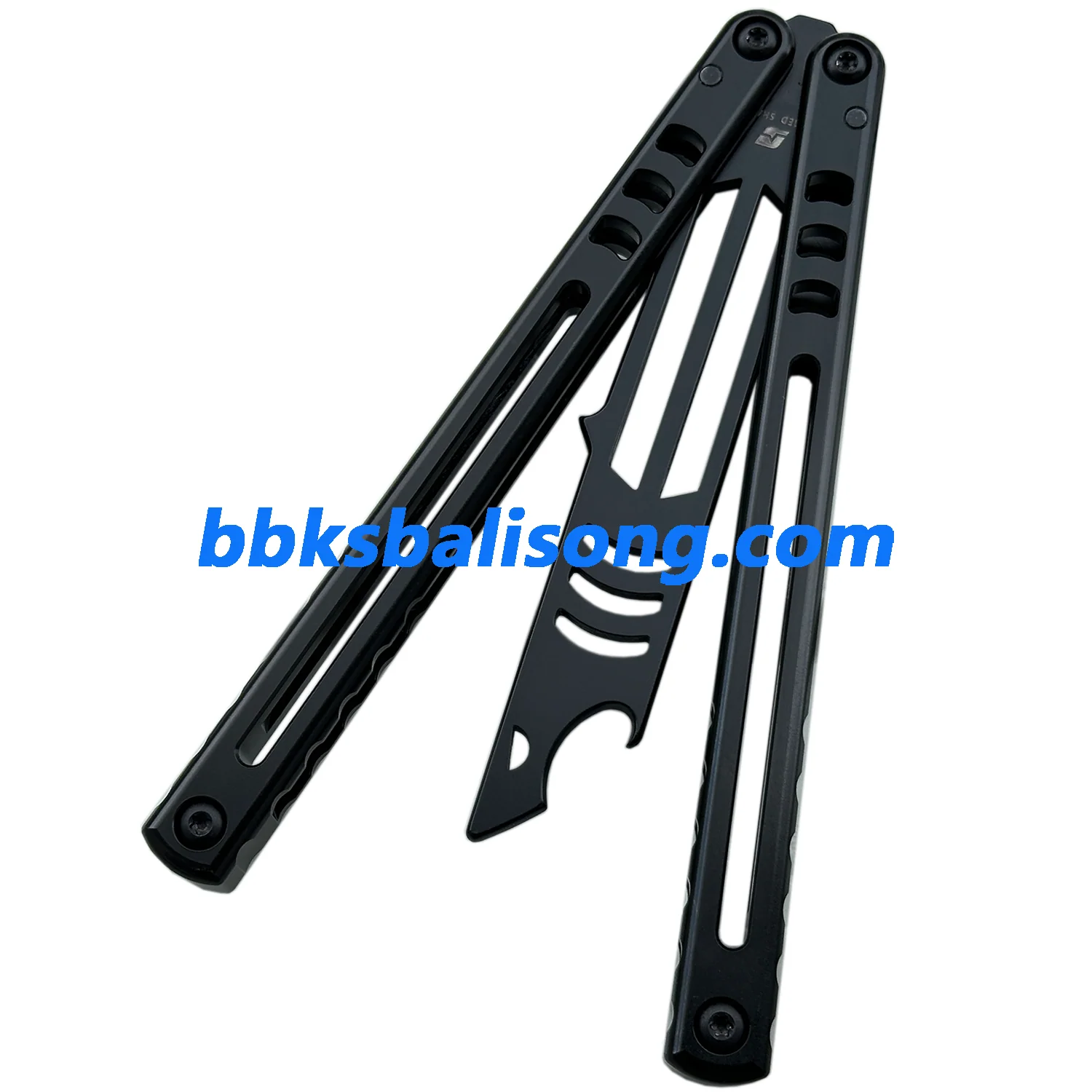 ARMED SHARK Madko Balisong Trainer Clone Titanium Handle - Image 13