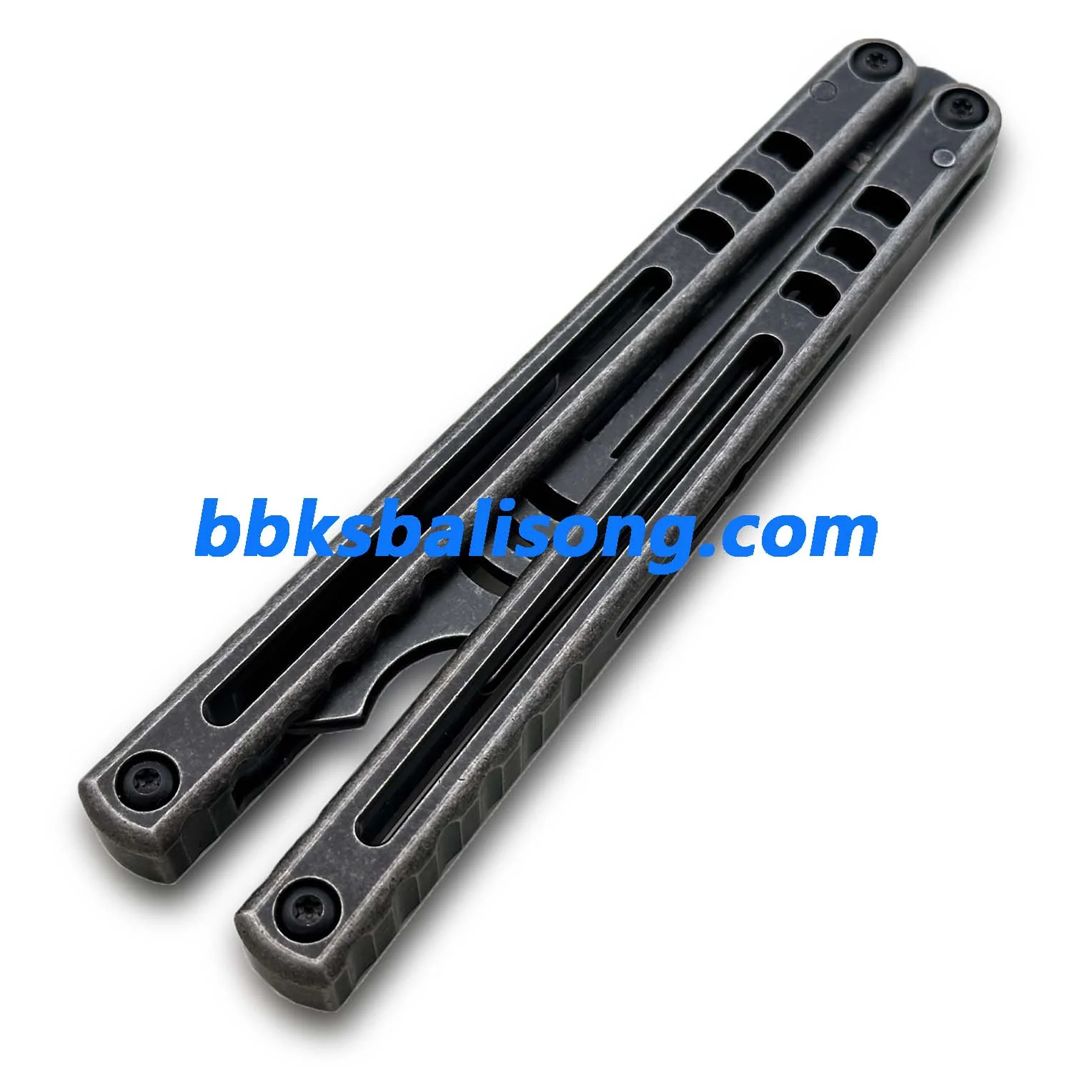 ARMED SHARK Madko Balisong Trainer Clone Titanium Handle - Image 2