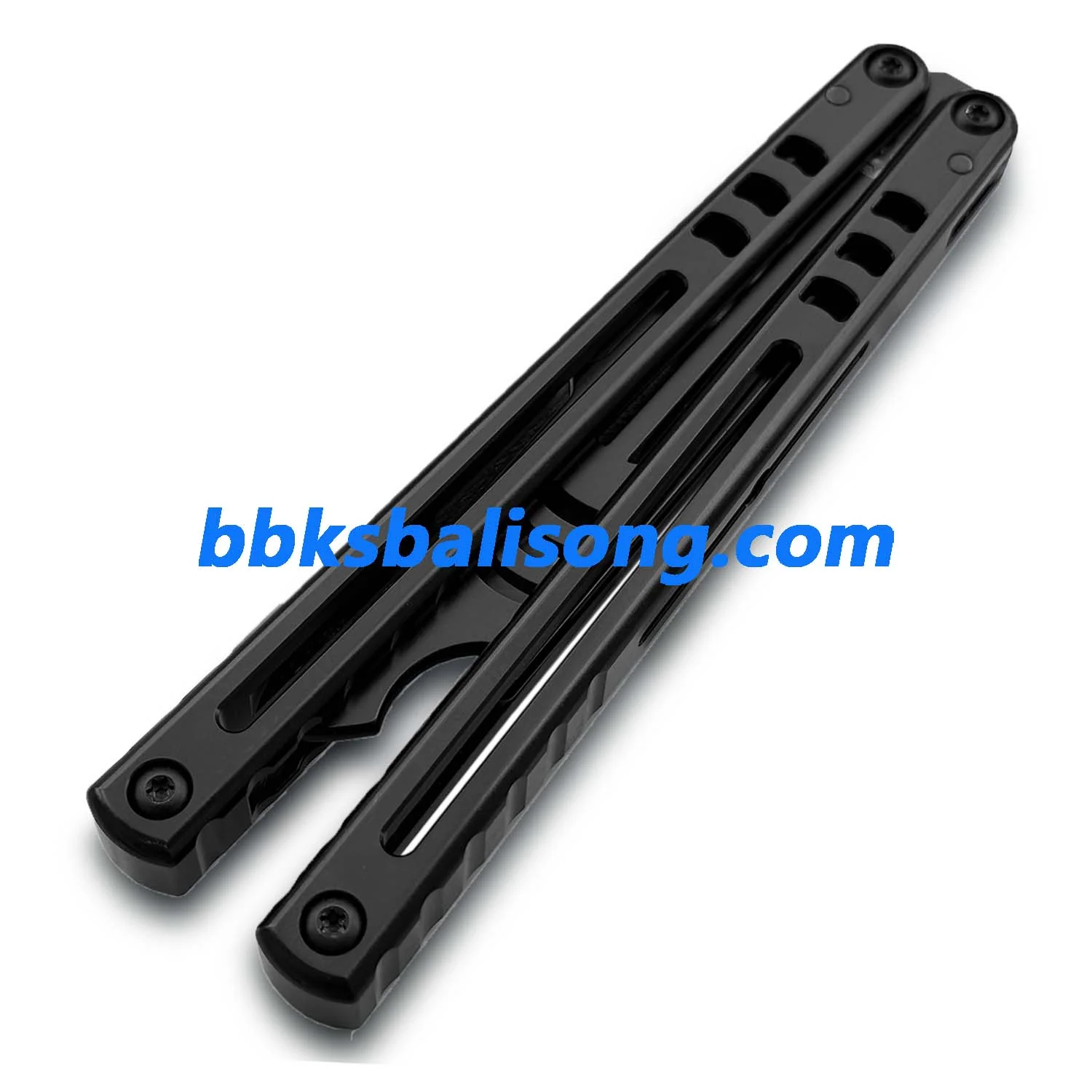 ARMED SHARK Madko Balisong Trainer Clone Titanium Handle - Image 4