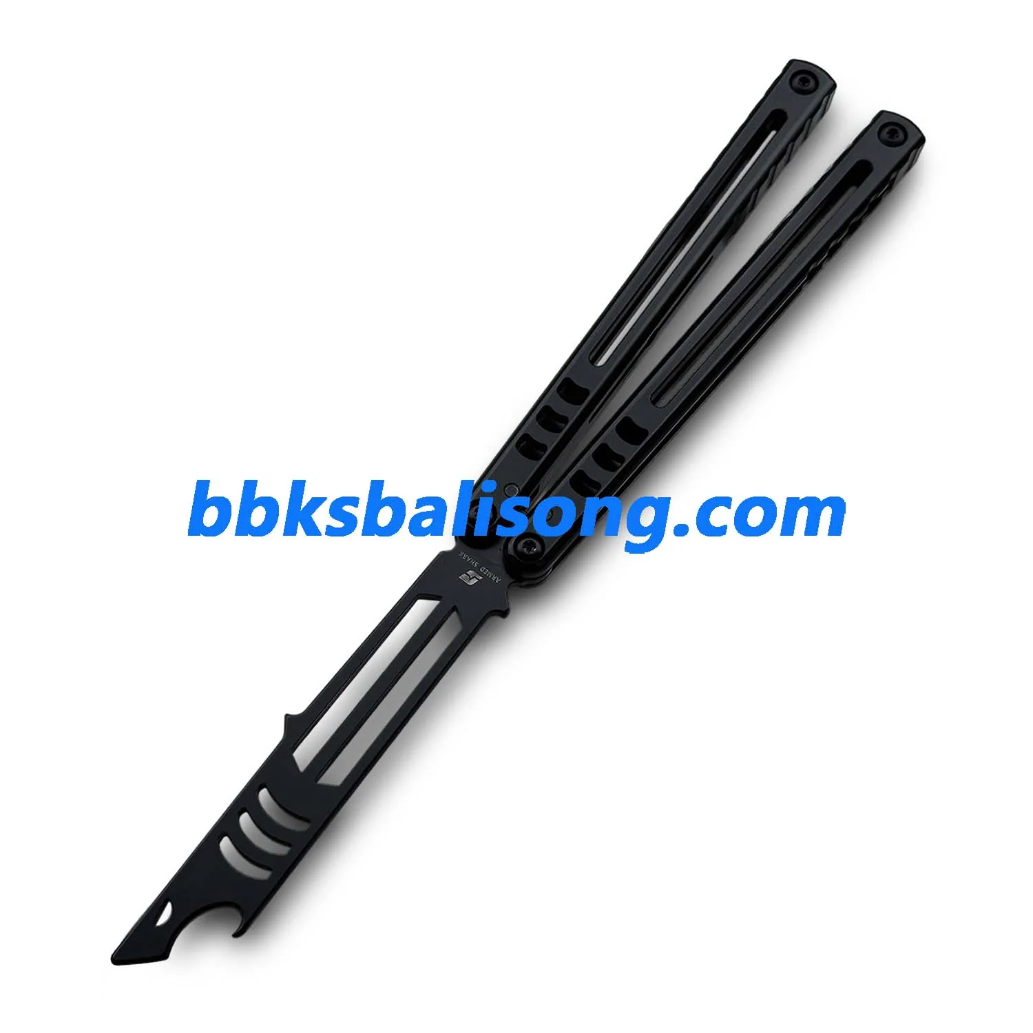 ARMED SHARK Madko Balisong Trainer Clone Titanium Handle - Image 5