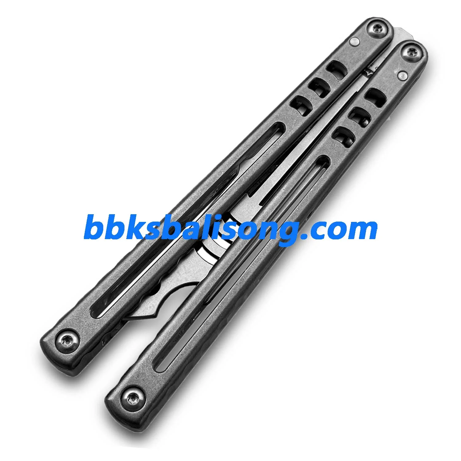 ARMED SHARK Madko Balisong Trainer Clone Titanium Handle - Image 6