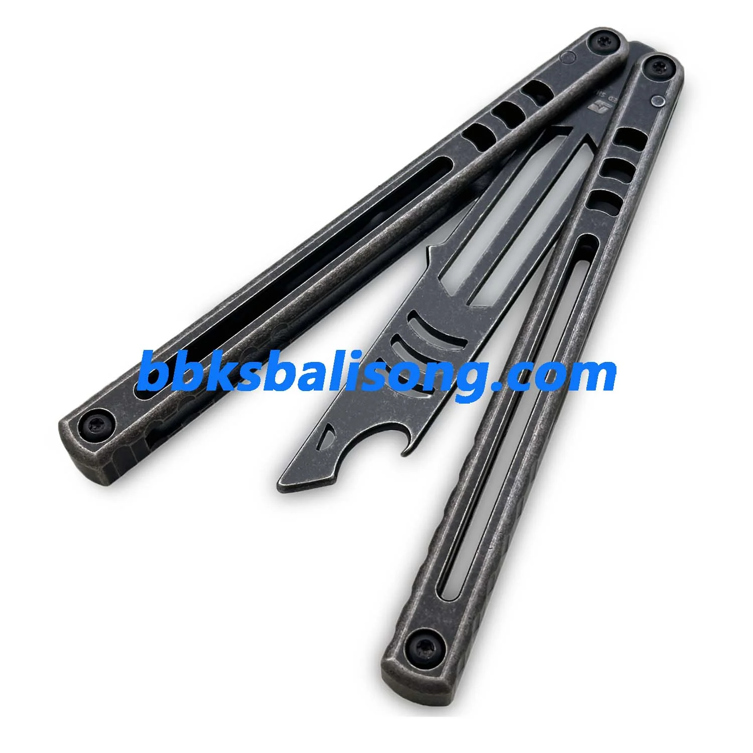 ARMED SHARK Madko Balisong Trainer Clone Titanium Handle - Image 9
