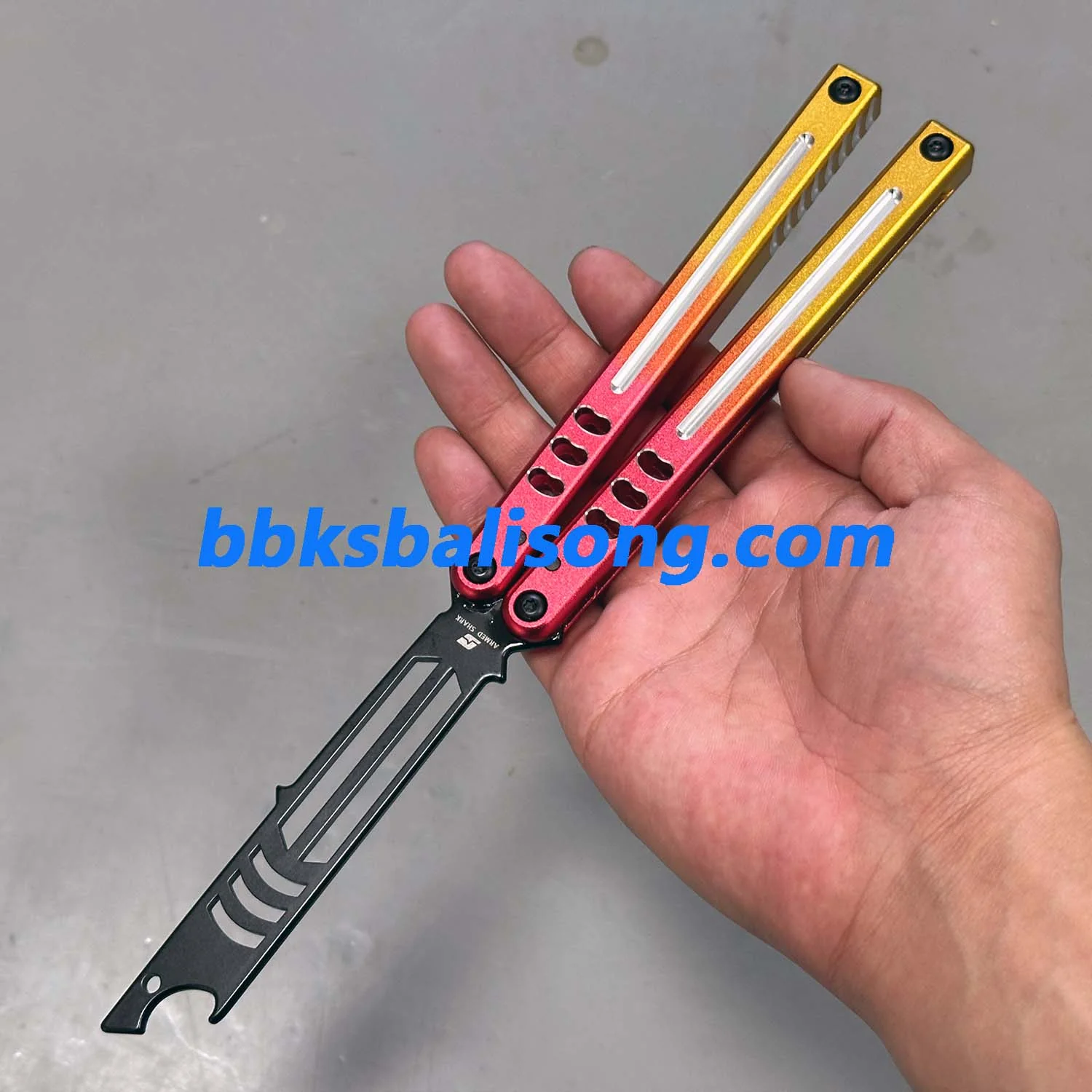 ARMED SHARK Mako V5 Balisong Clone Bottle Opener 6061 Aluminum - Image 12