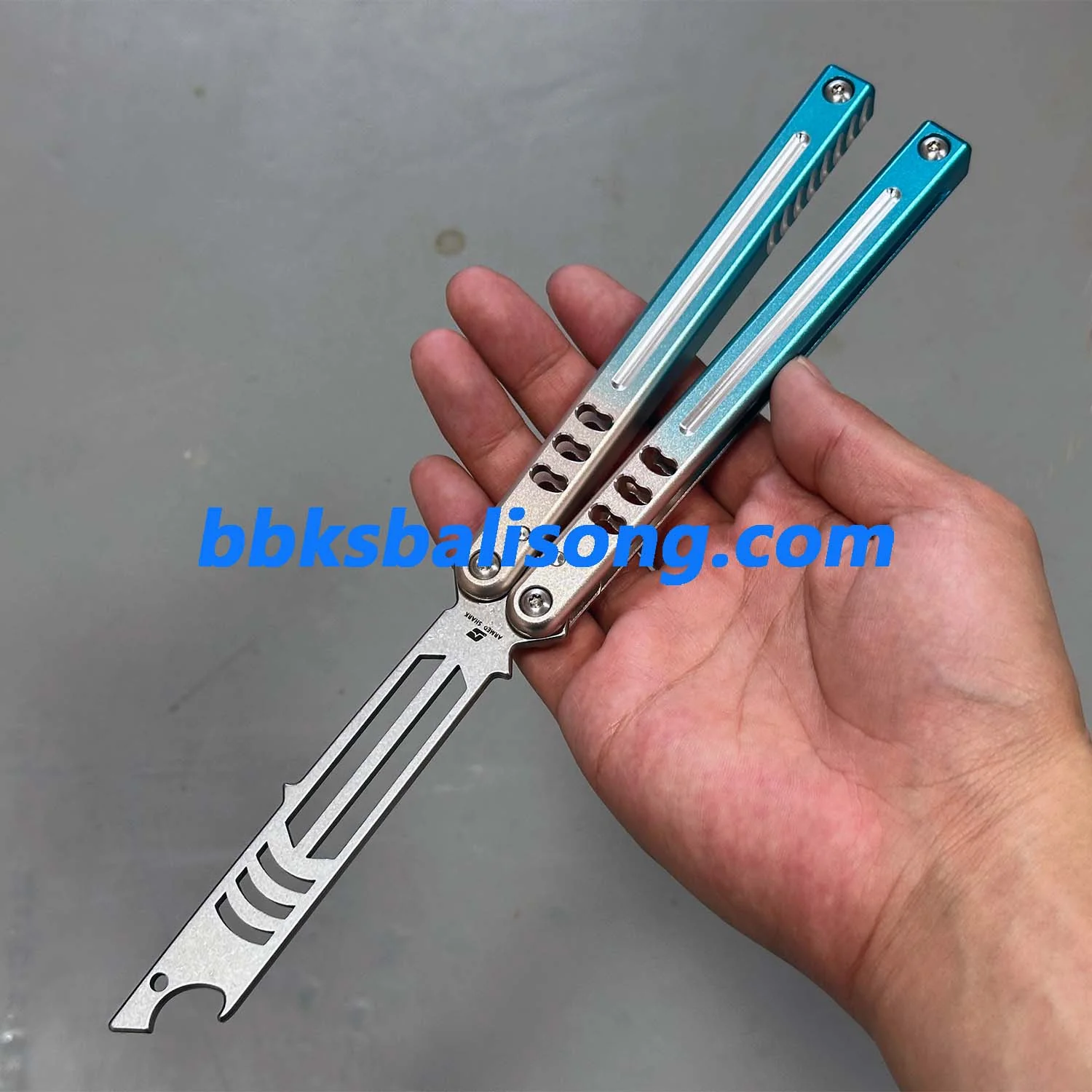 ARMED SHARK Mako V5 Balisong Clone Bottle Opener 6061 Aluminum - Image 14