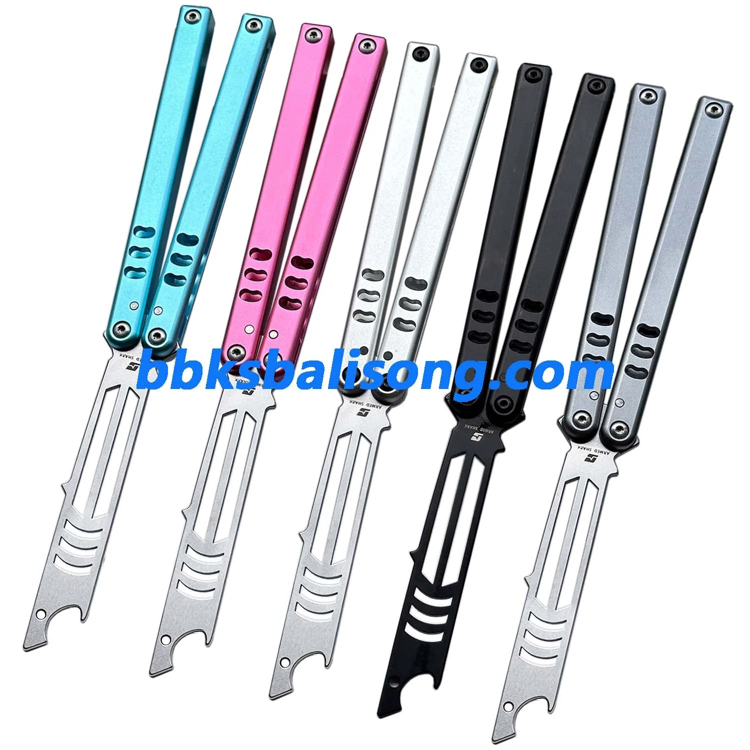 ARMED SHARK Mako V5 Balisong Clone Bottle Opener 6061 Aluminum - Image 15