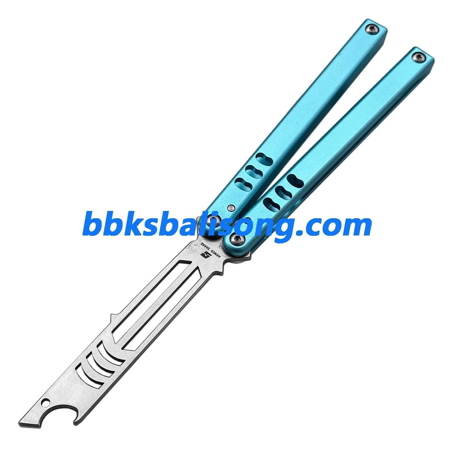 ARMED SHARK Mako V5 Balisong Clone Bottle Opener 6061 Aluminum - Image 22