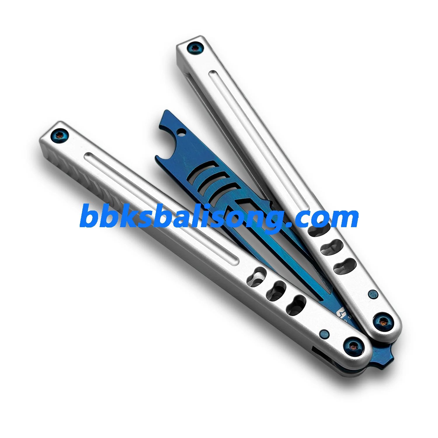 ARMED SHARK Mako V5 Balisong Clone Bottle Opener 6061 Aluminum - Image 3