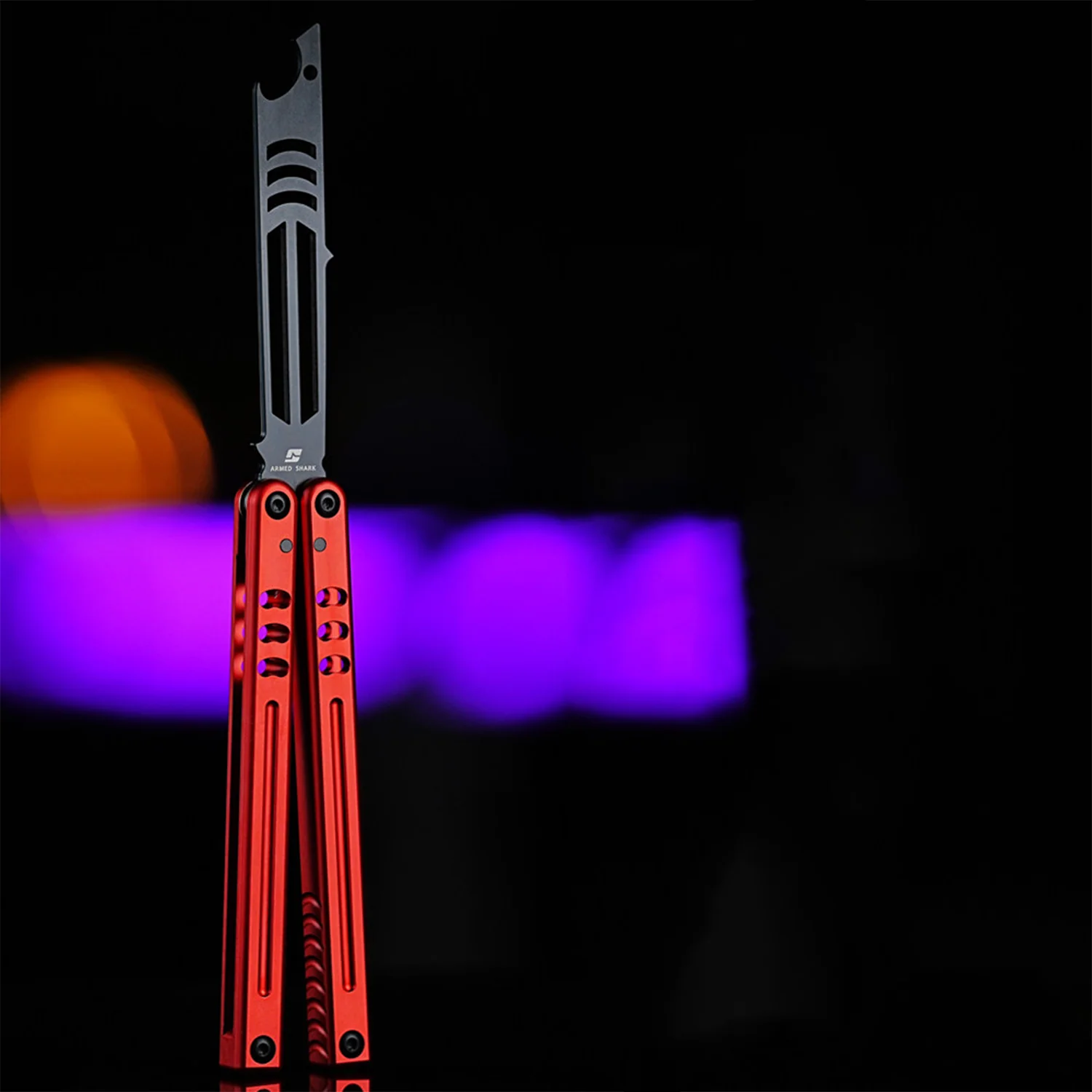 ARMED SHARK Mako V5 Balisong Clone Bottle Opener 6061 Aluminum - Image 35