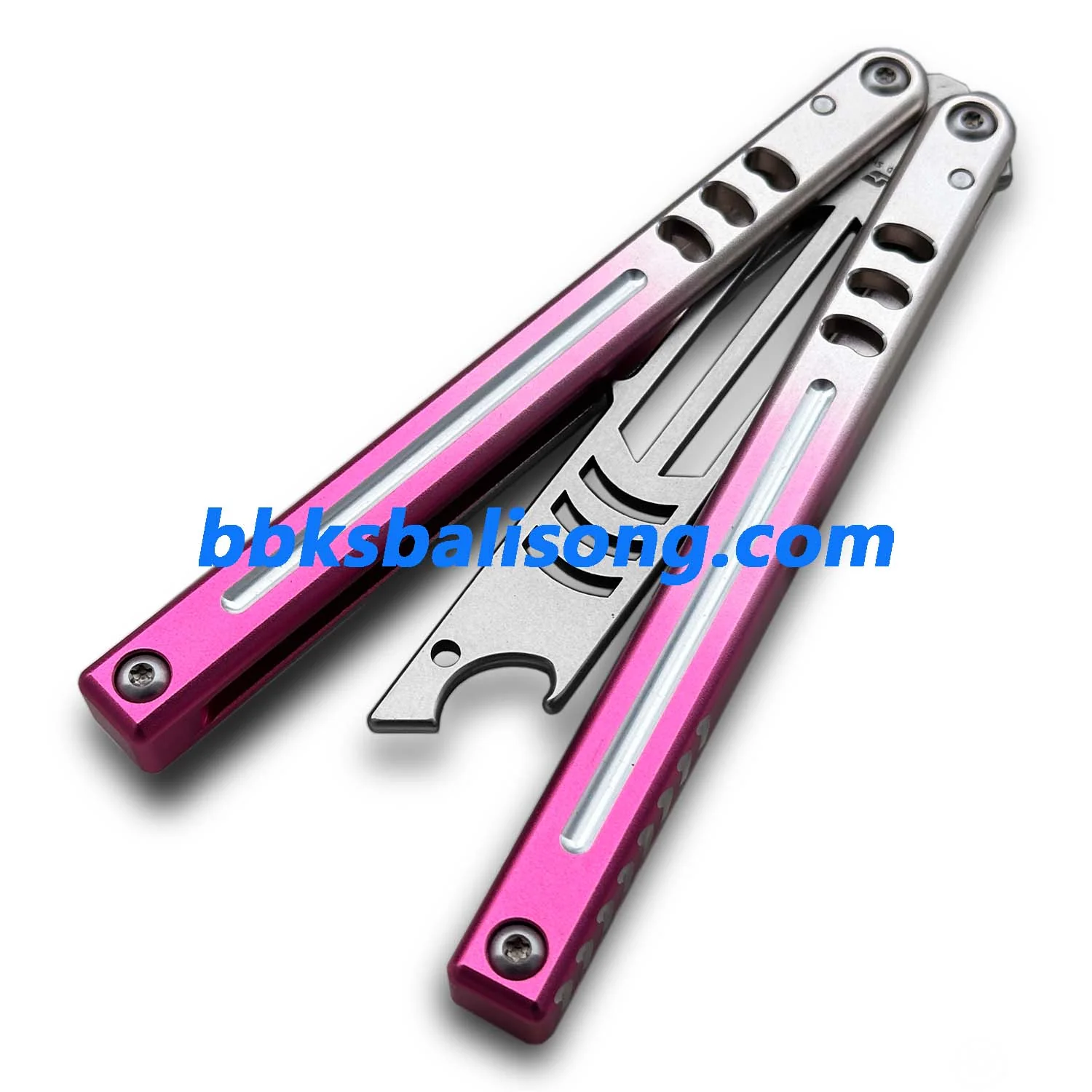 ARMED SHARK Mako V5 Balisong Clone Bottle Opener 6061 Aluminum - Image 6