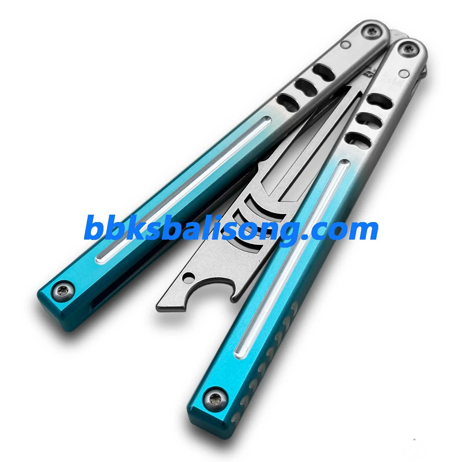 ARMED SHARK Mako V5 Balisong Clone Bottle Opener 6061 Aluminum - Image 7