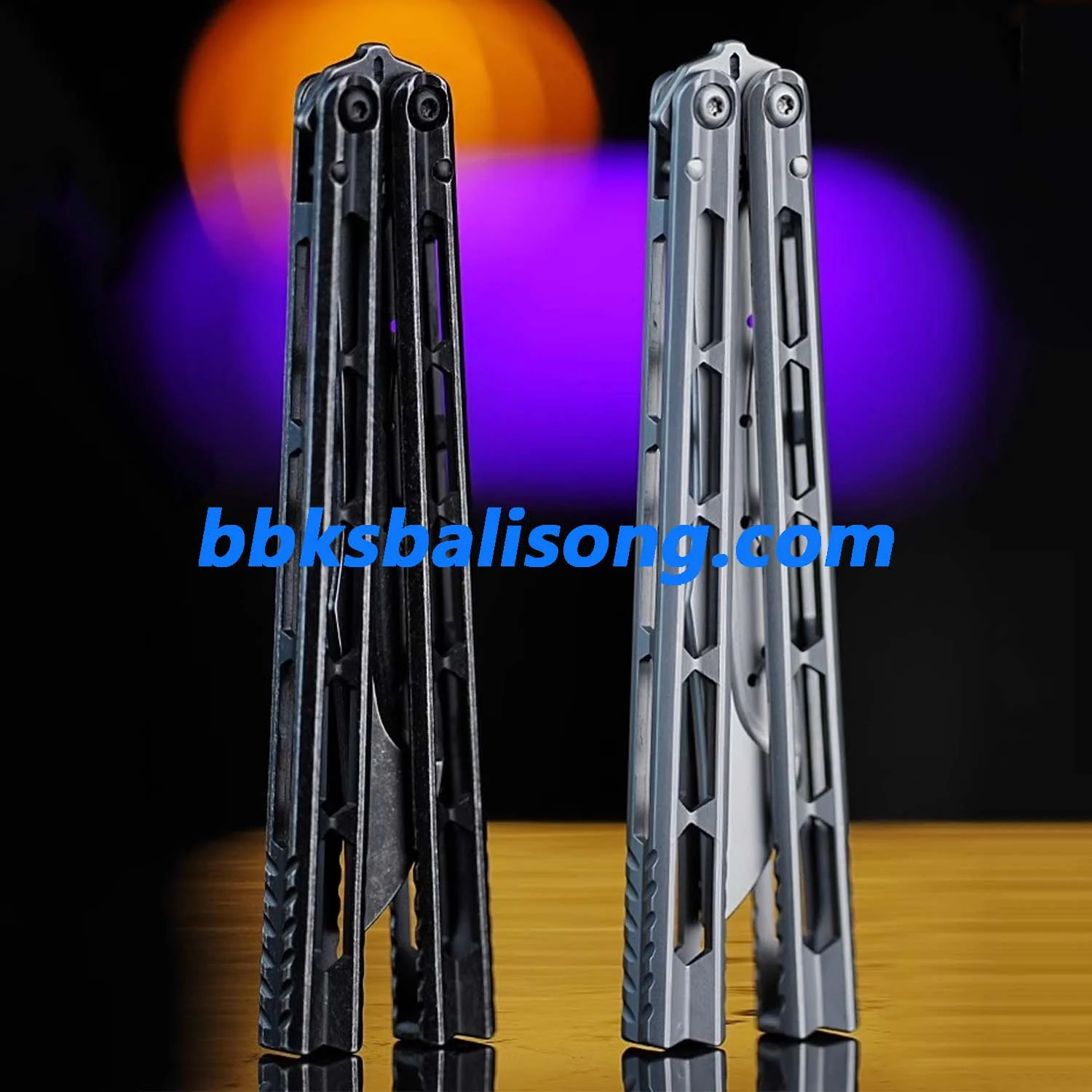 ARMED SHARK Prism Balisong Stainless Steel Handle Bushing System - Image 10
