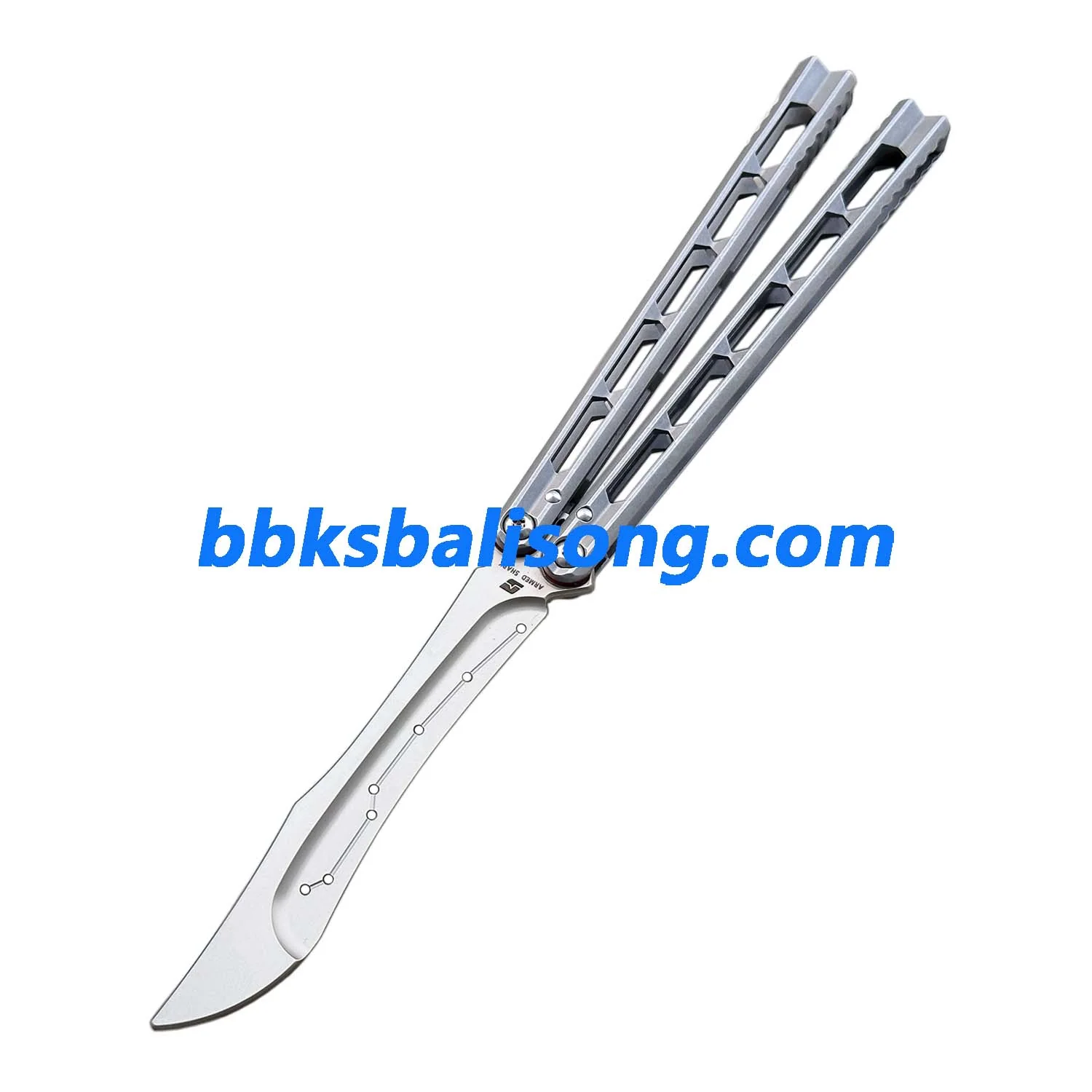 ARMED SHARK Prism Balisong Stainless Steel Handle Bushing System - Image 13