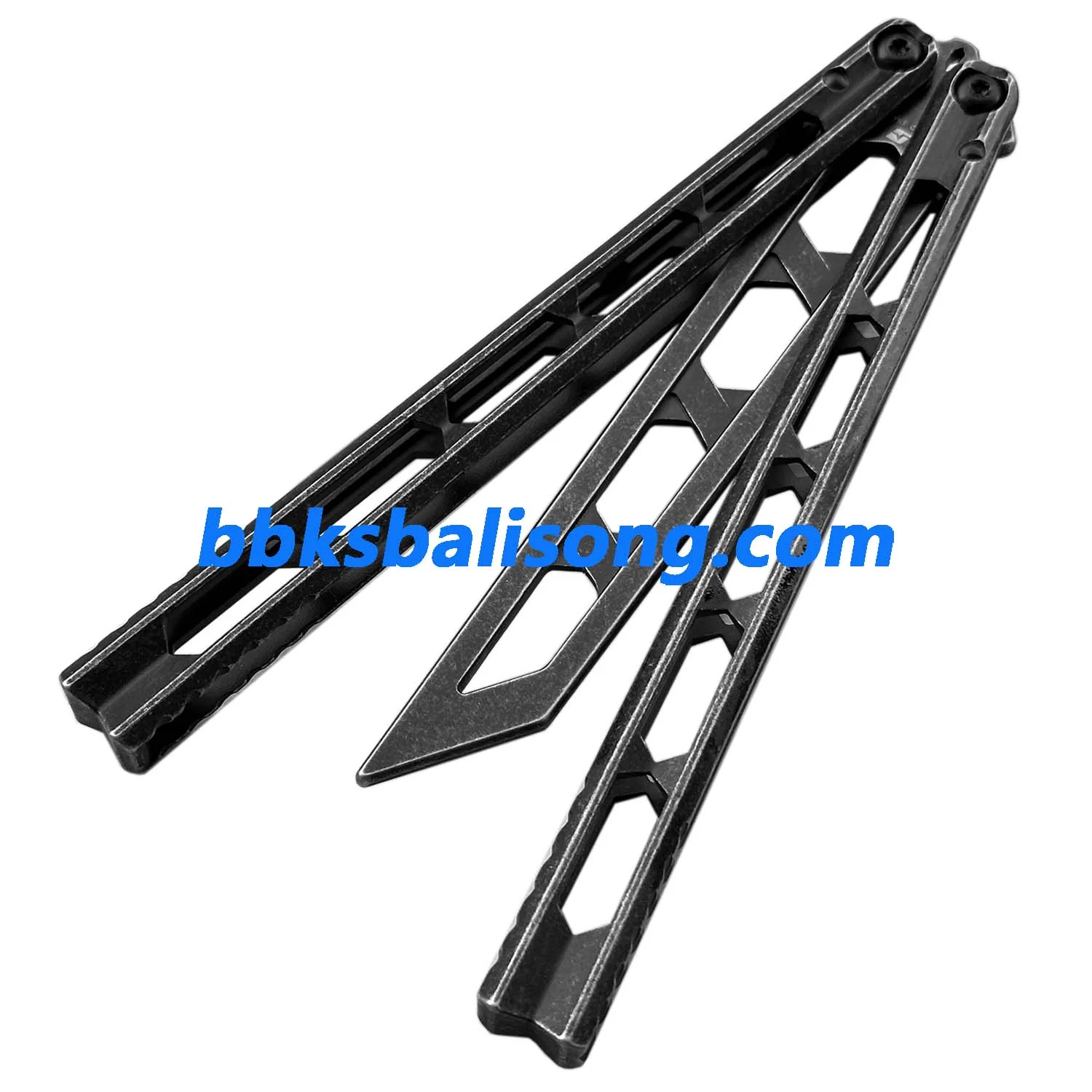 ARMED SHARK Prism Balisong Stainless Steel Handle Bushing System - Image 3