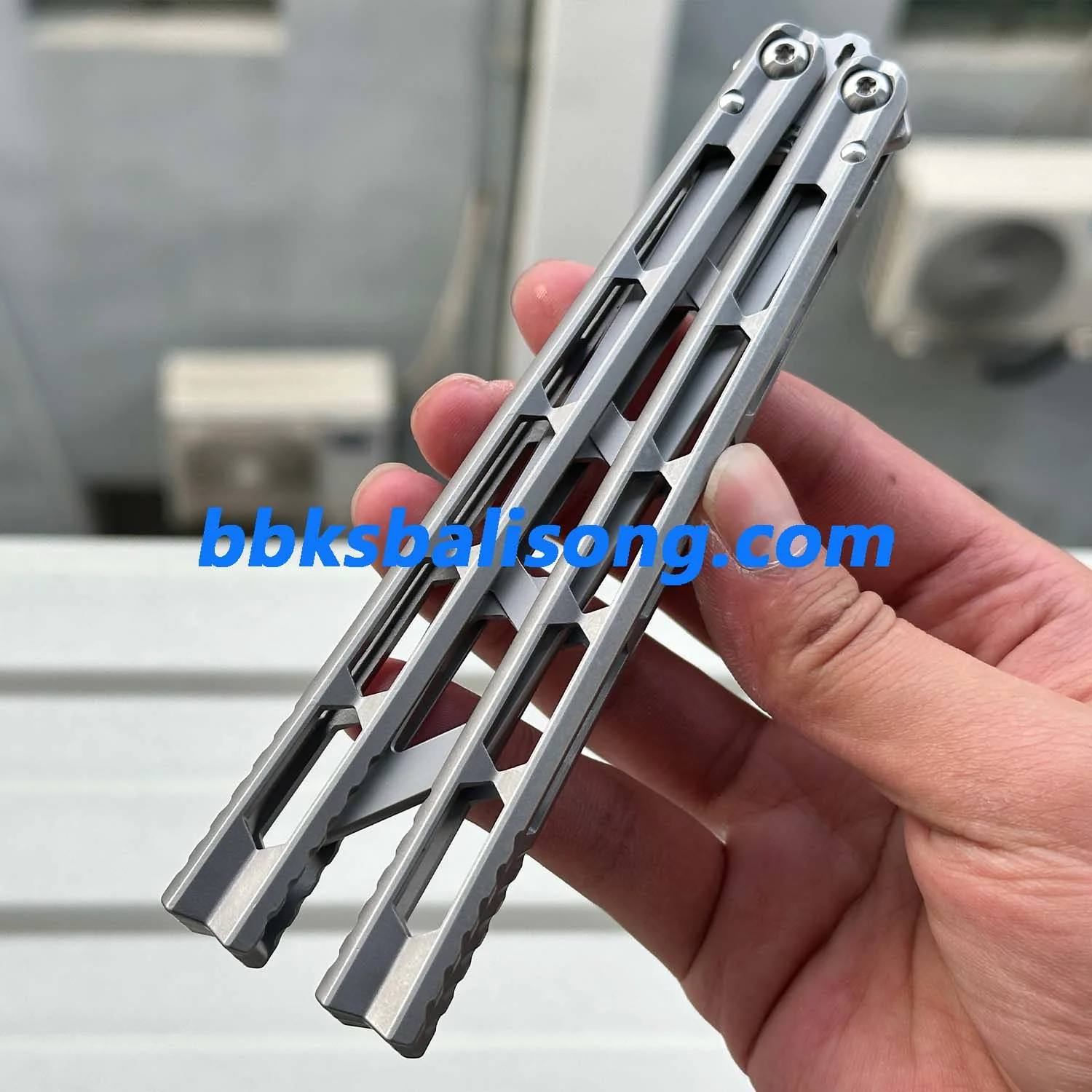ARMED SHARK Prism Balisong Stainless Steel Handle Bushing System - Image 7