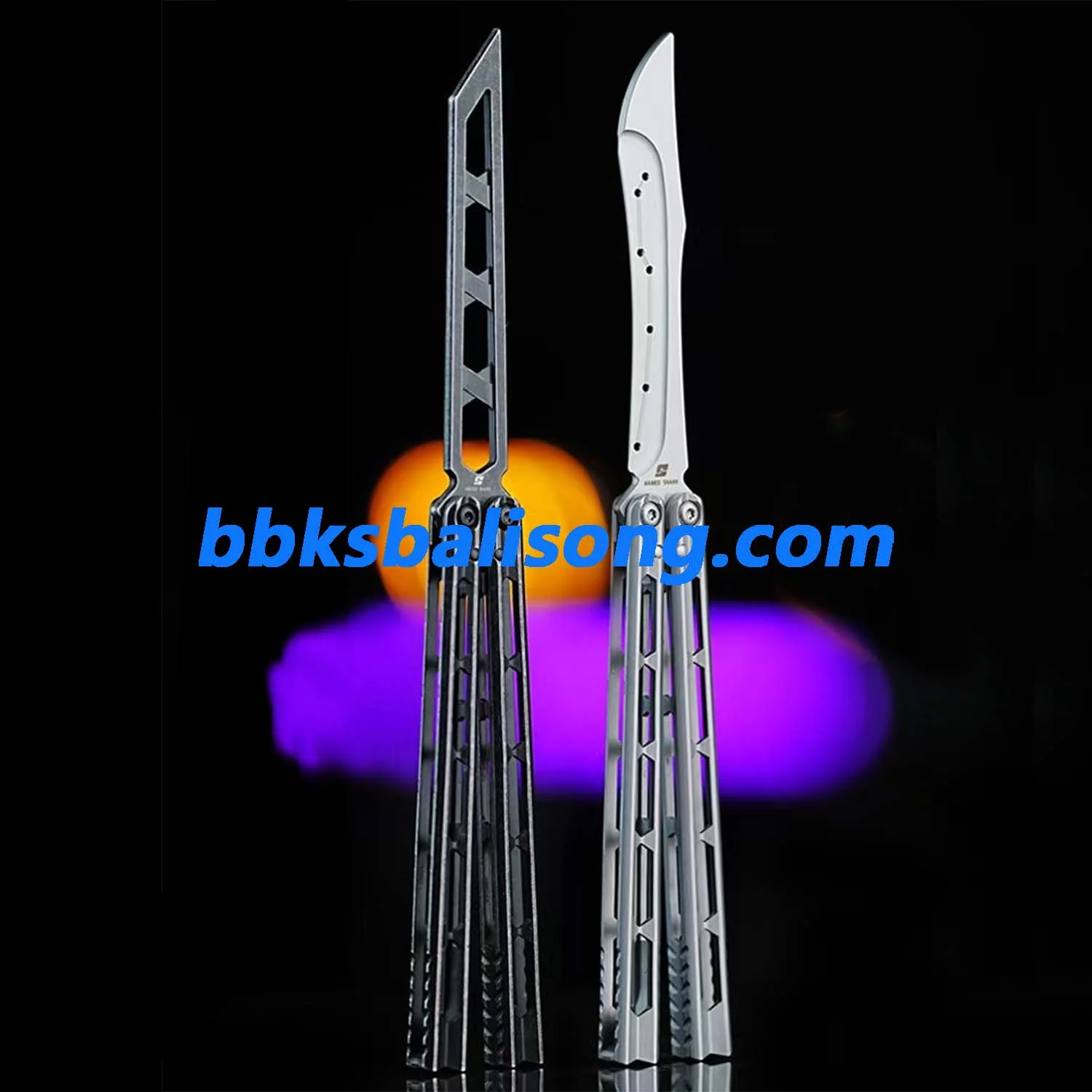 ARMED SHARK Prism Balisong Stainless Steel Handle Bushing System - Image 8