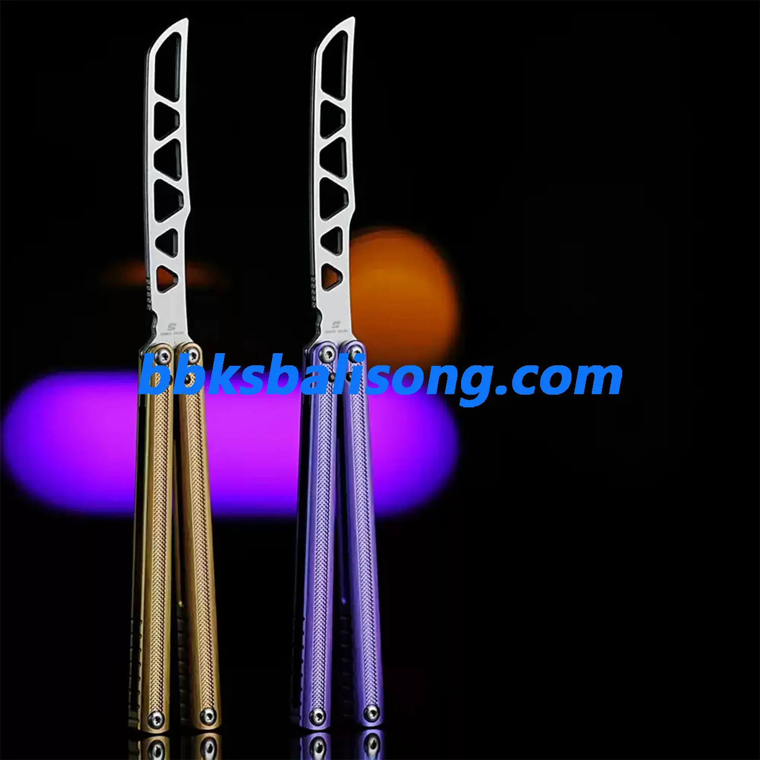 ARMED SHARK Sasori Balisong Trainer Clone Titanium Handle - Image 13