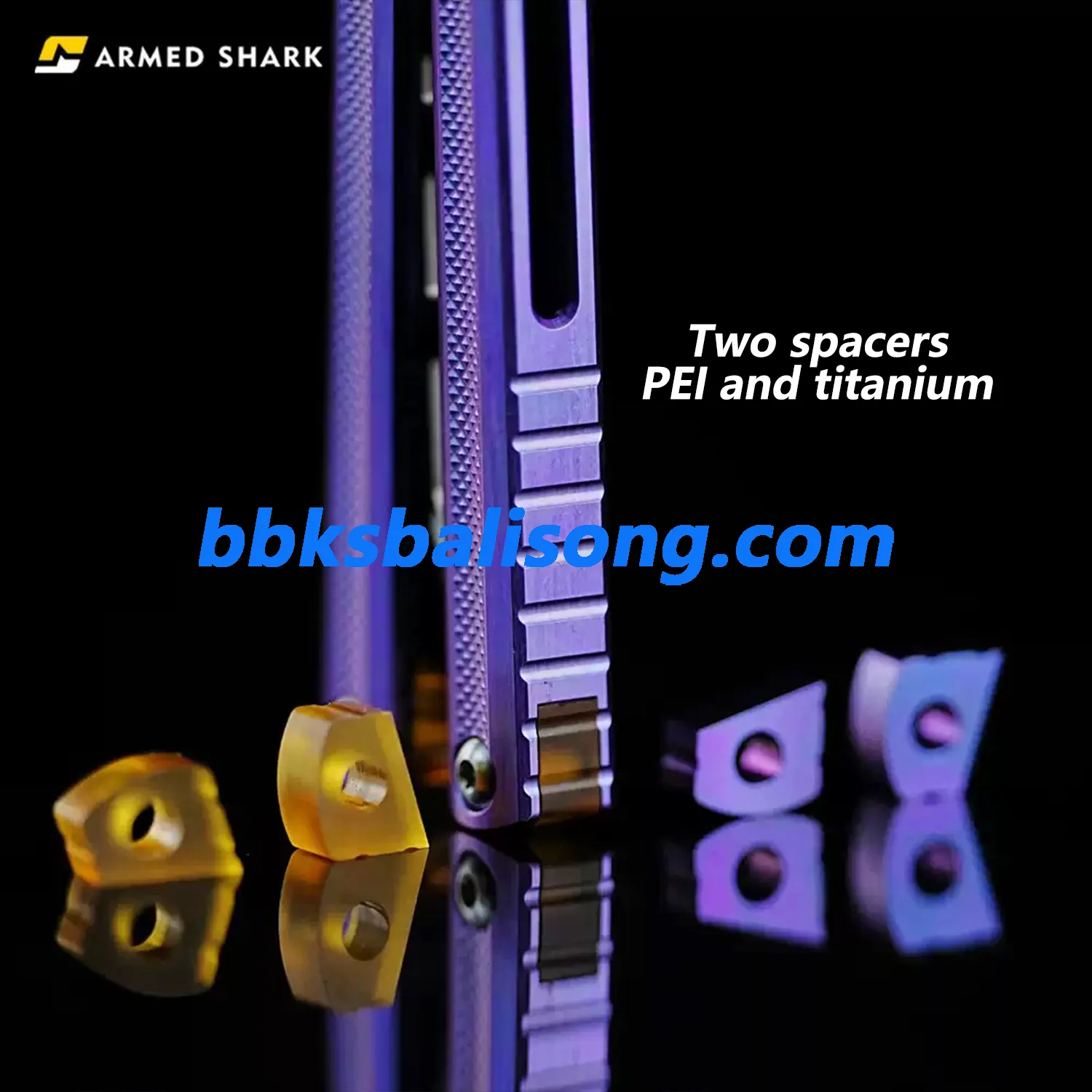 ARMED SHARK Sasori Balisong Trainer Clone Titanium Handle - Image 15