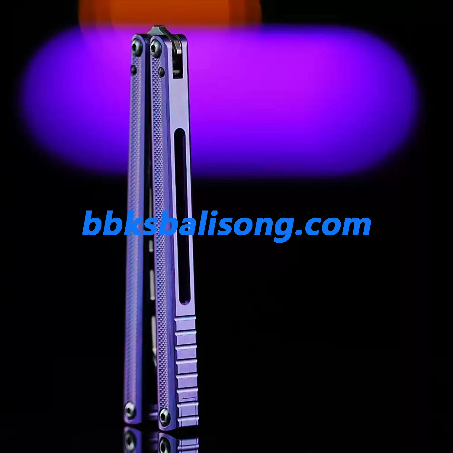ARMED SHARK Sasori Balisong Trainer Clone Titanium Handle - Image 16