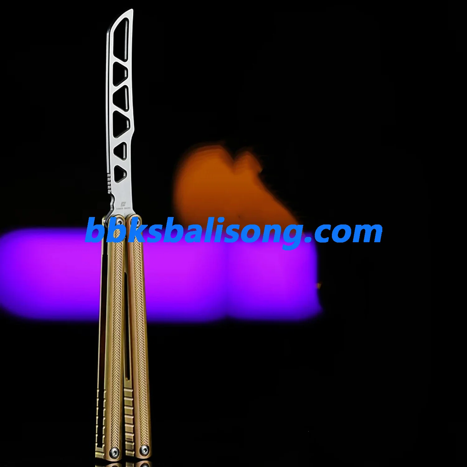 ARMED SHARK Sasori Balisong Trainer Clone Titanium Handle - Image 19