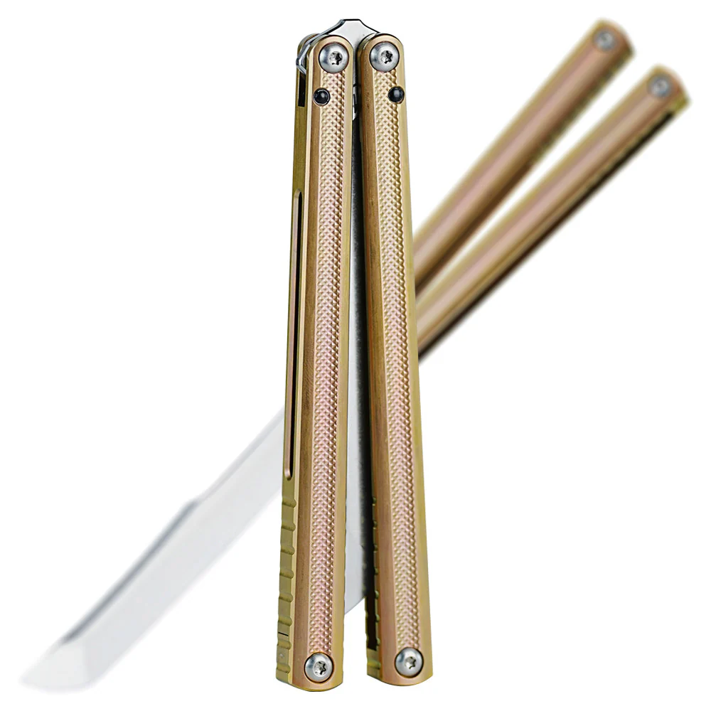 ARMED SHARK Sasori Balisong Trainer Clone Titanium Handle - Image 20