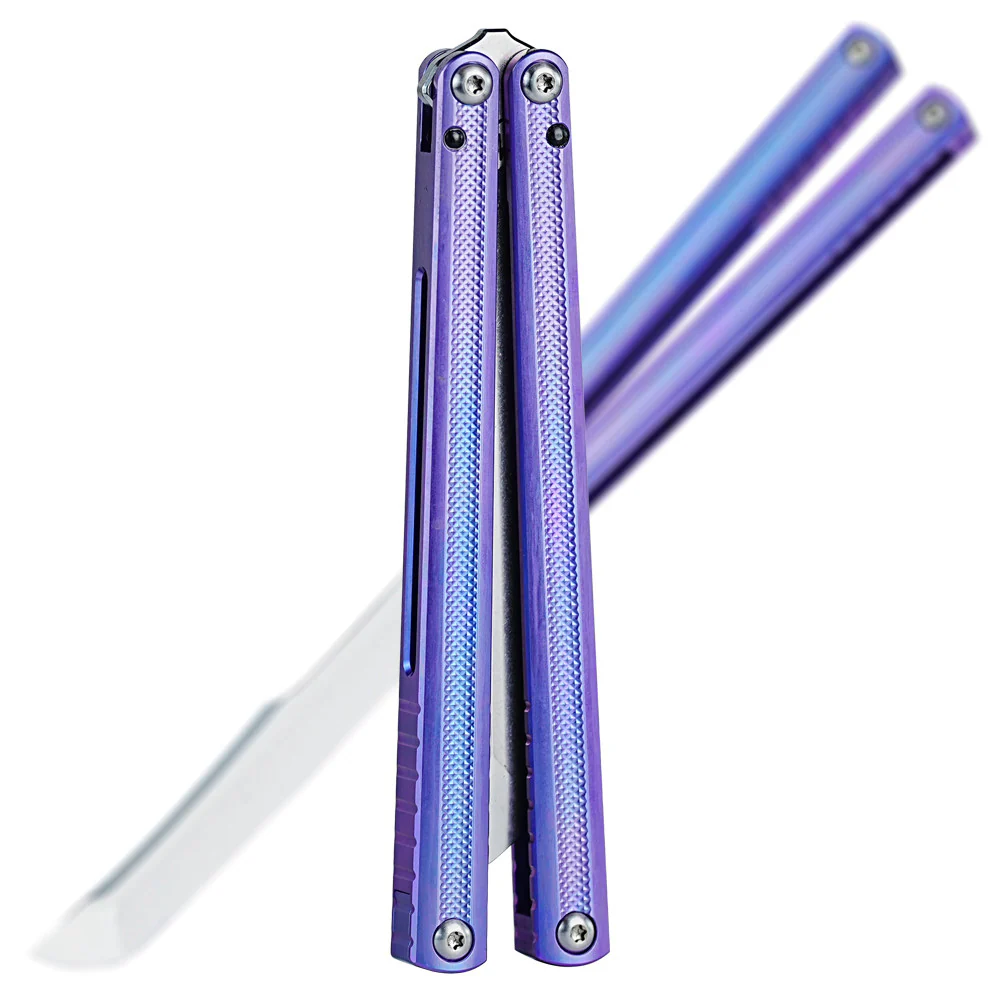 ARMED SHARK Sasori Balisong Trainer Clone Titanium Handle - Image 21