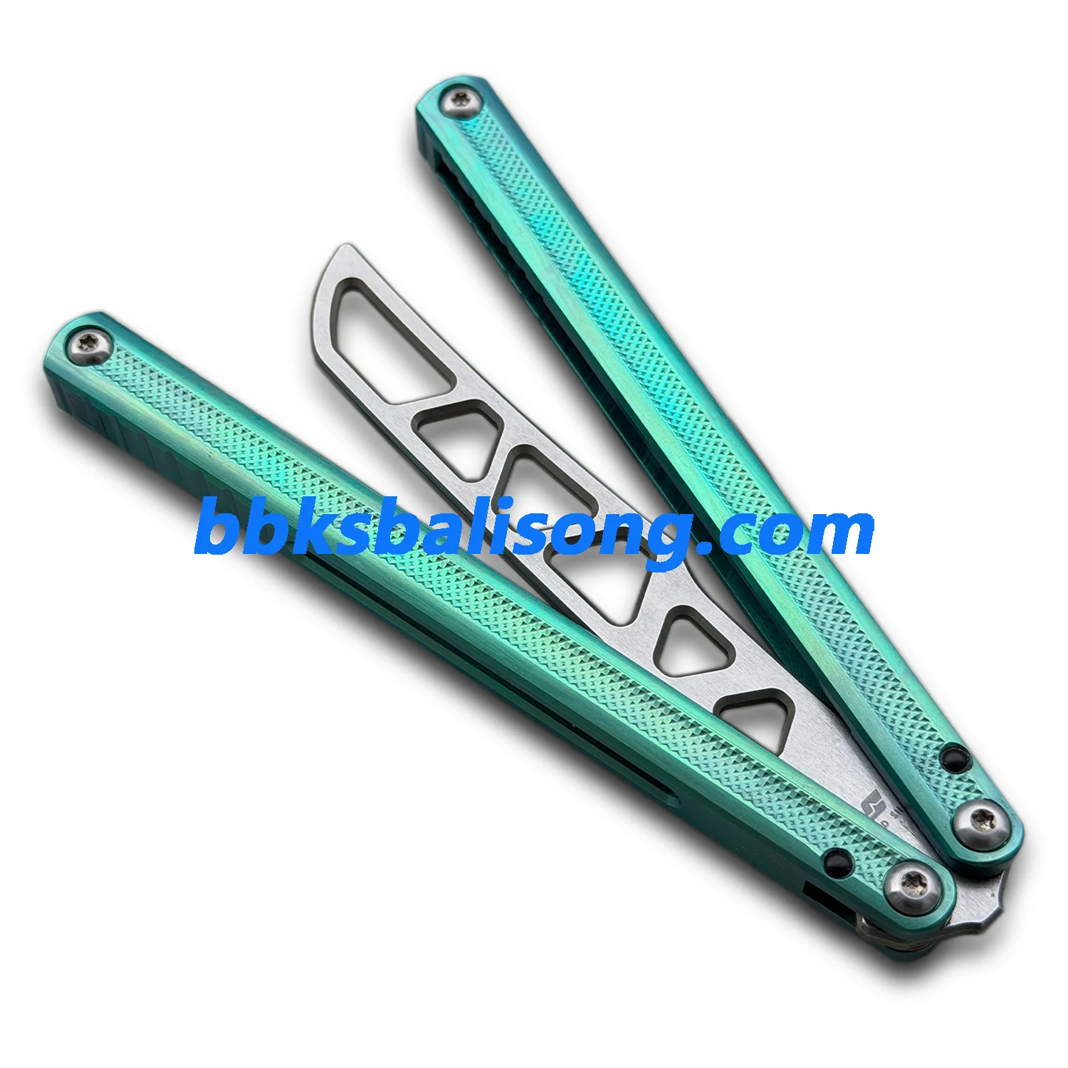 ARMED SHARK Sasori Balisong Trainer Clone Titanium Handle - Image 3
