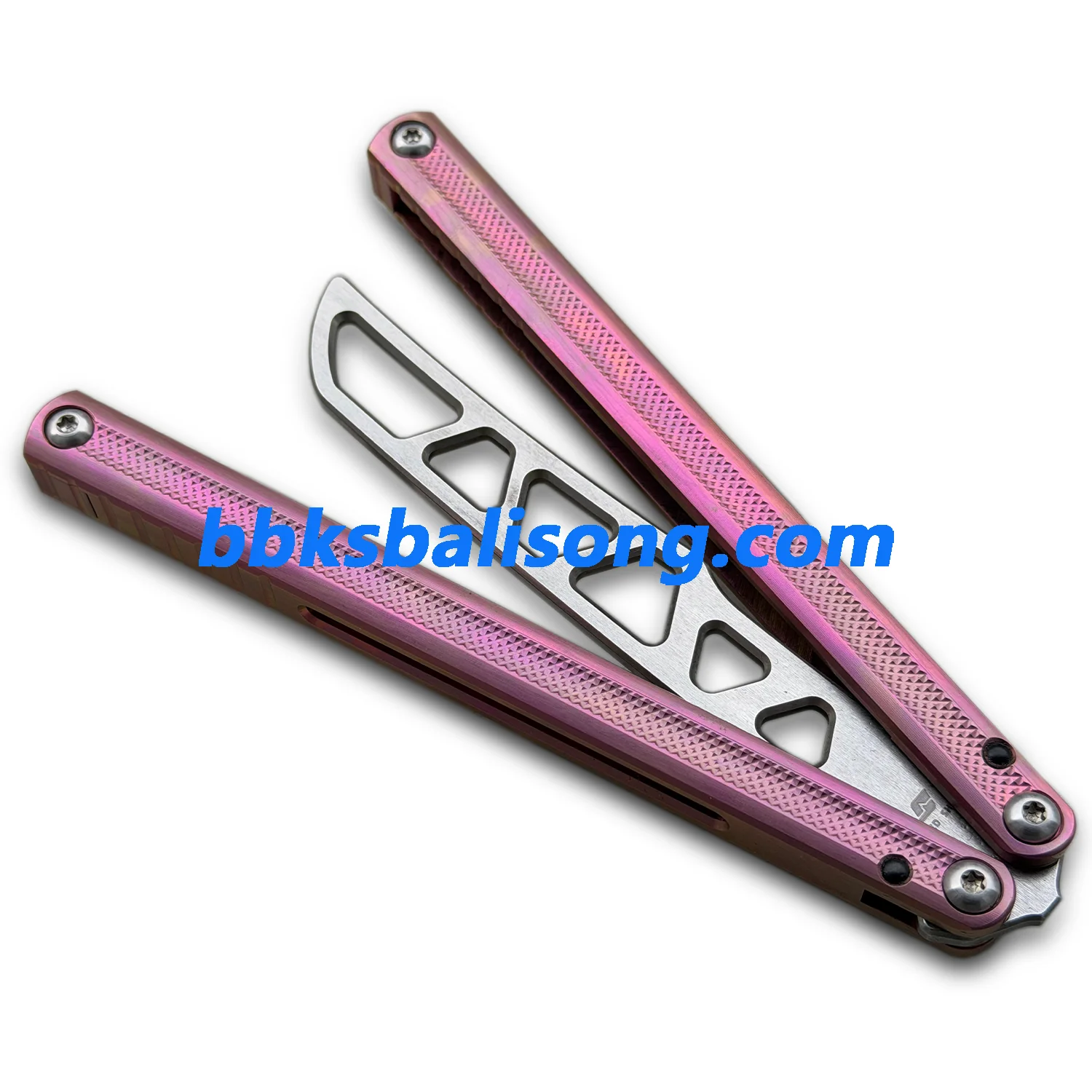 ARMED SHARK Sasori Balisong Trainer Clone Titanium Handle - Image 4