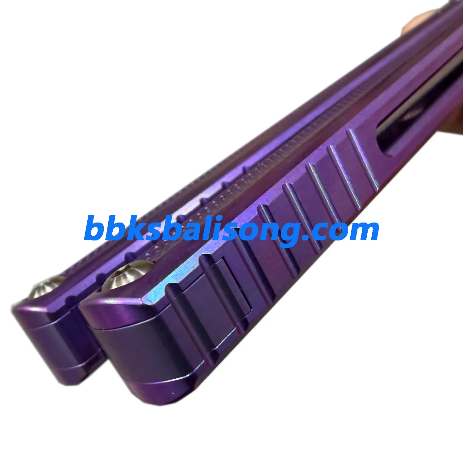 ARMED SHARK Sasori Balisong Trainer Clone Titanium Handle - Image 9