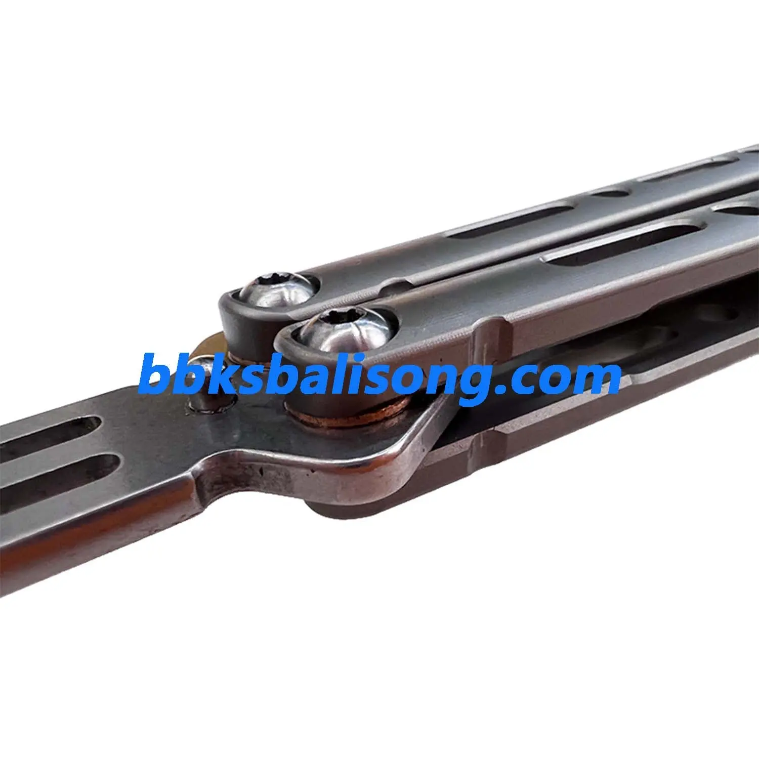 ARMED SHARK Sentinel Balisong Clone Titanium Handle - Image 9