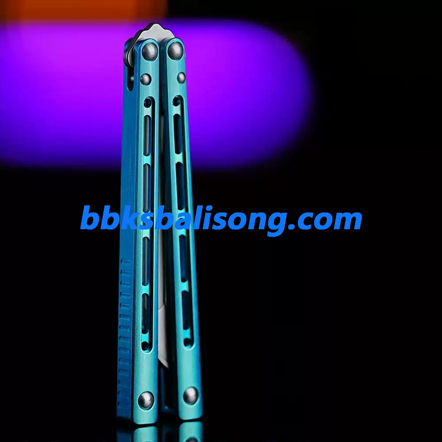ARMED SHARK Sentinel V2 Balisong Clone Titanium Handle - Image 3